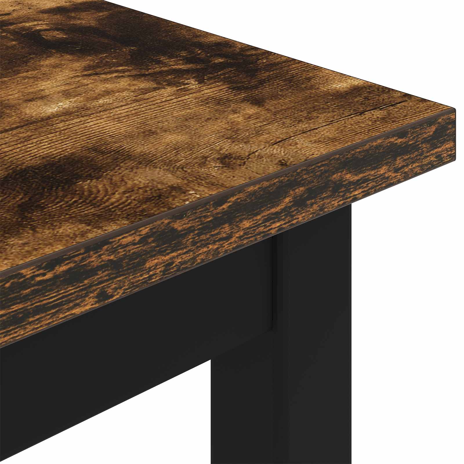 banc Chêne Fumé 200 x 35 x 45 cm Bois d'ingénierie - XIOS