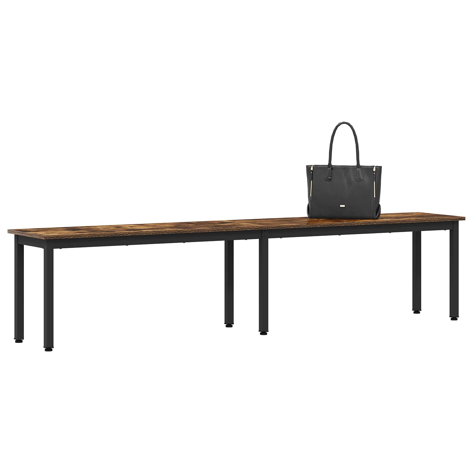 banc Chêne Fumé 200 x 35 x 45 cm Bois d'ingénierie - XIOS