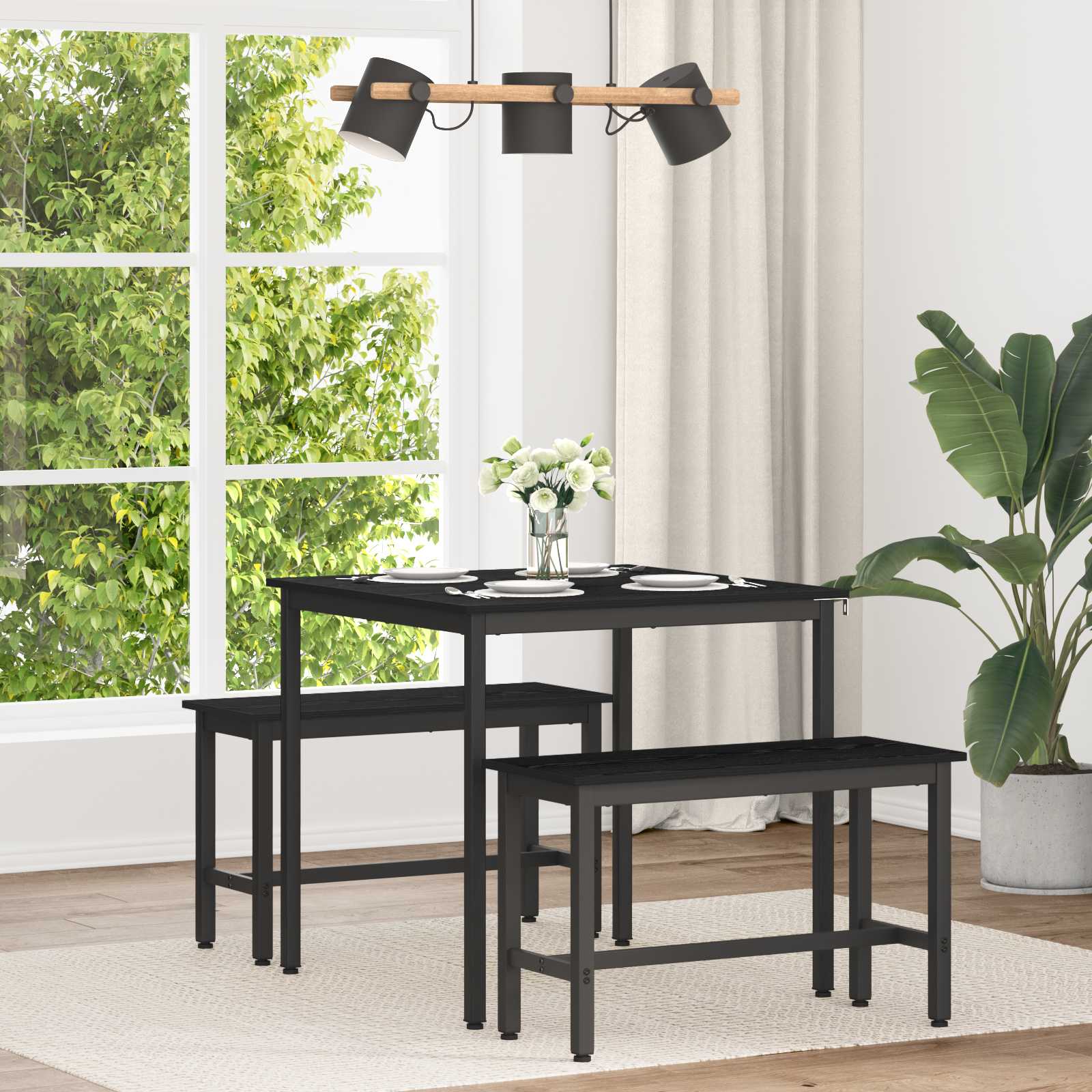 Table de salle à manger / Table de repas MÉTAL - XIOS