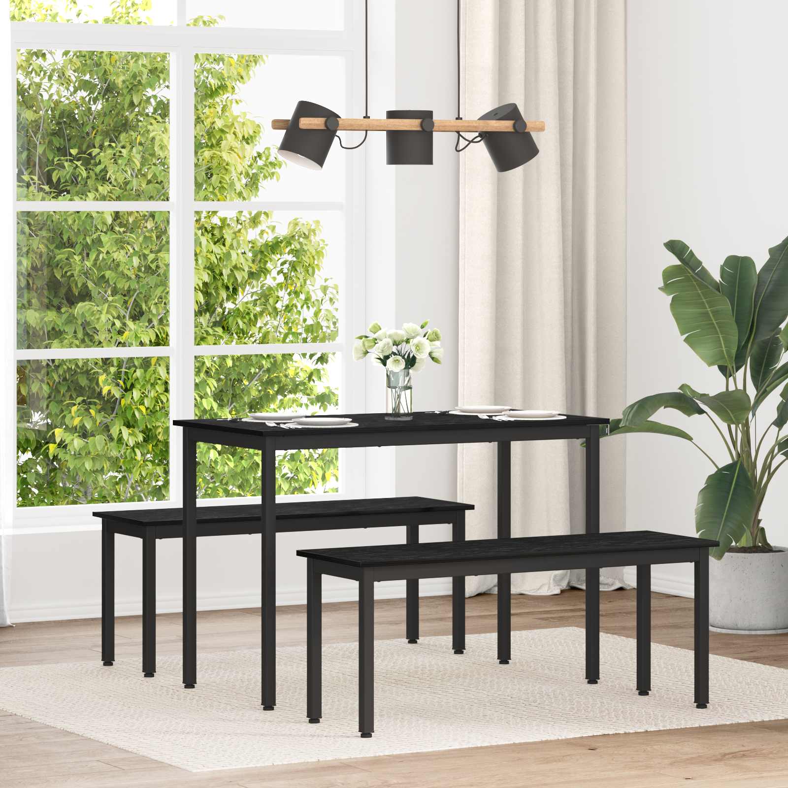 Table de salle à manger / Table de repas MÉTAL - XIOS