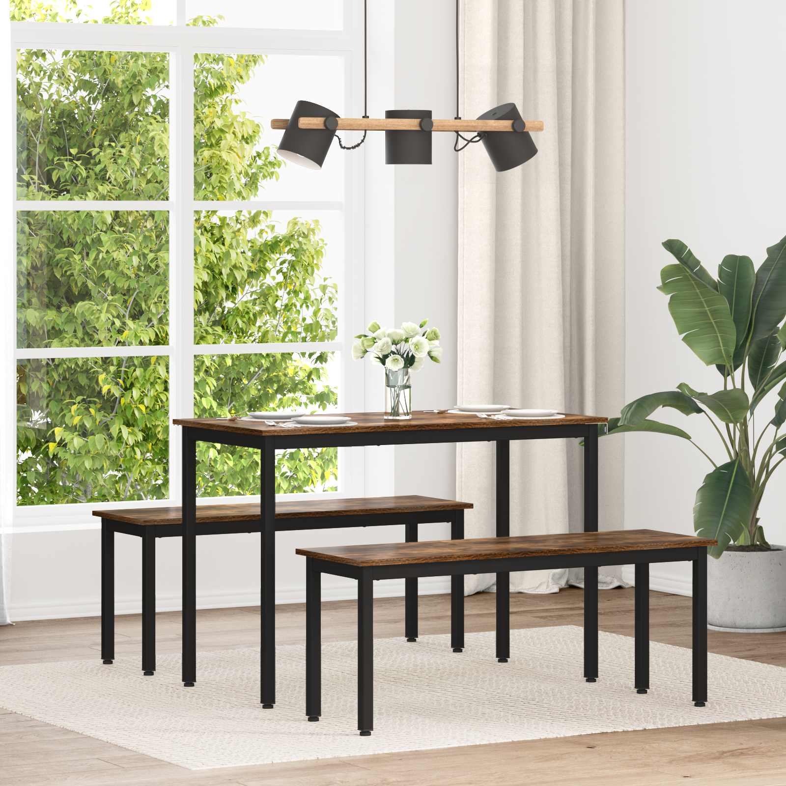 Table de salle à manger / Table de repas MÉTAL - XIOS