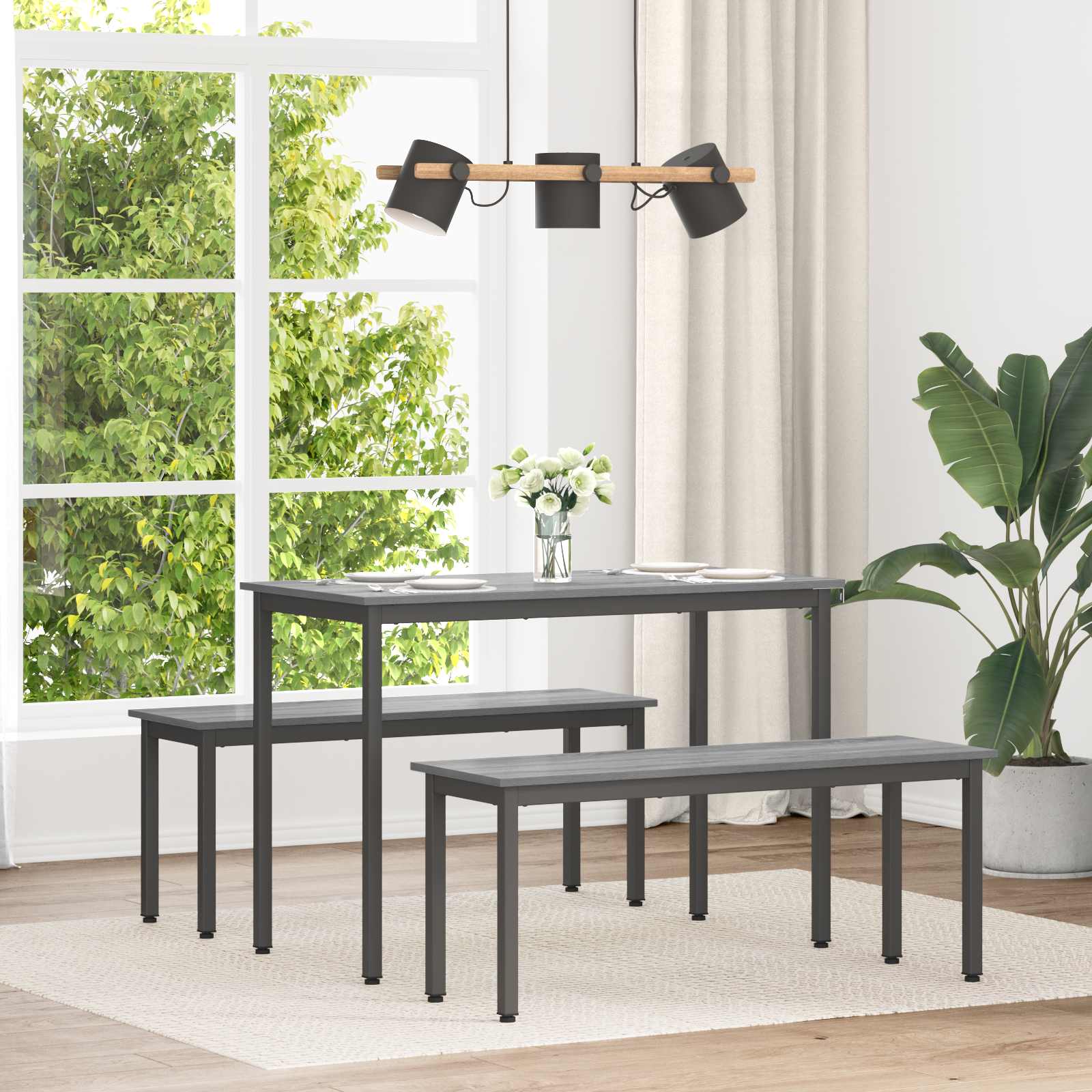 Table de salle à manger / Table de repas MÉTAL - XIOS