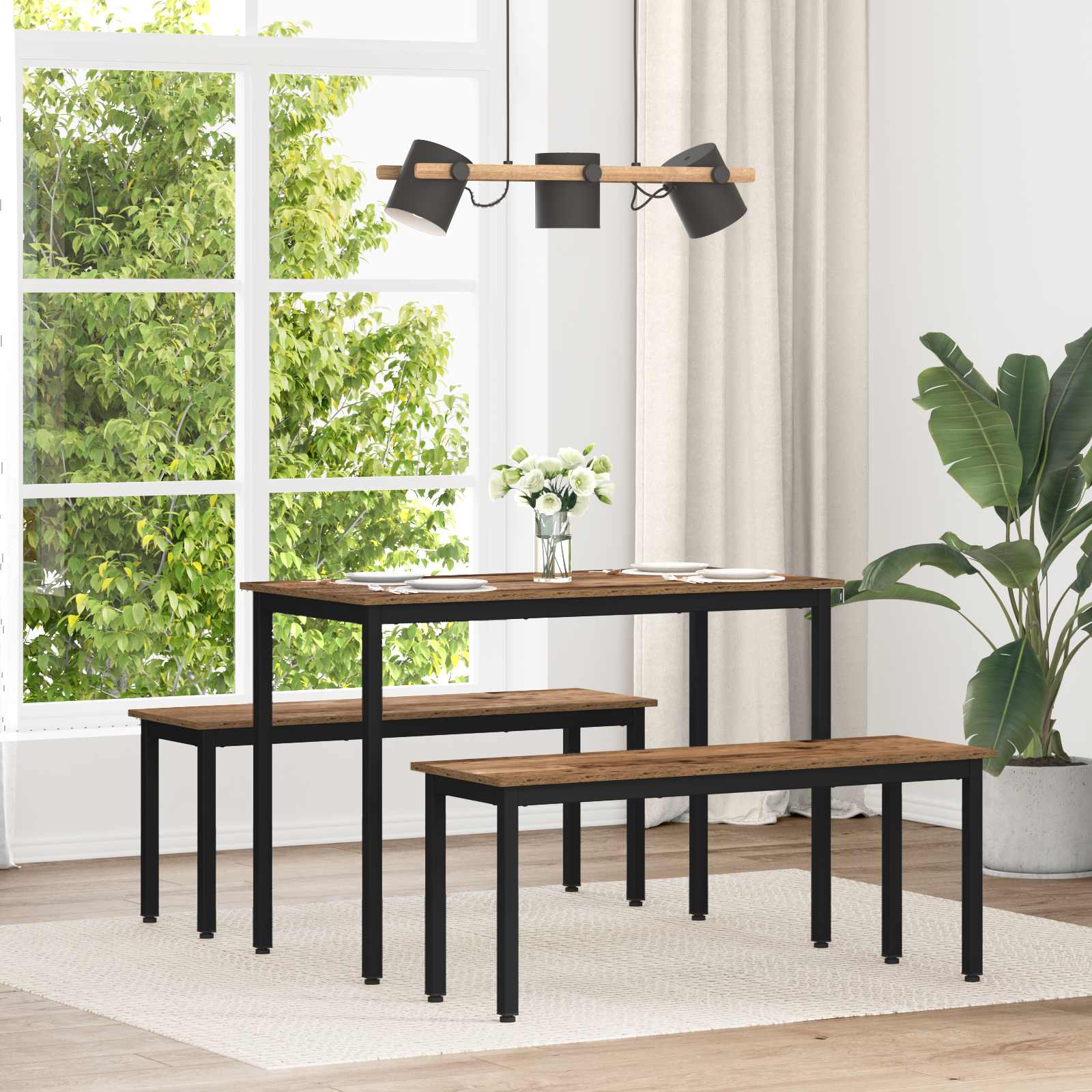 Table de salle à manger / Table de repas MÉTAL - XIOS