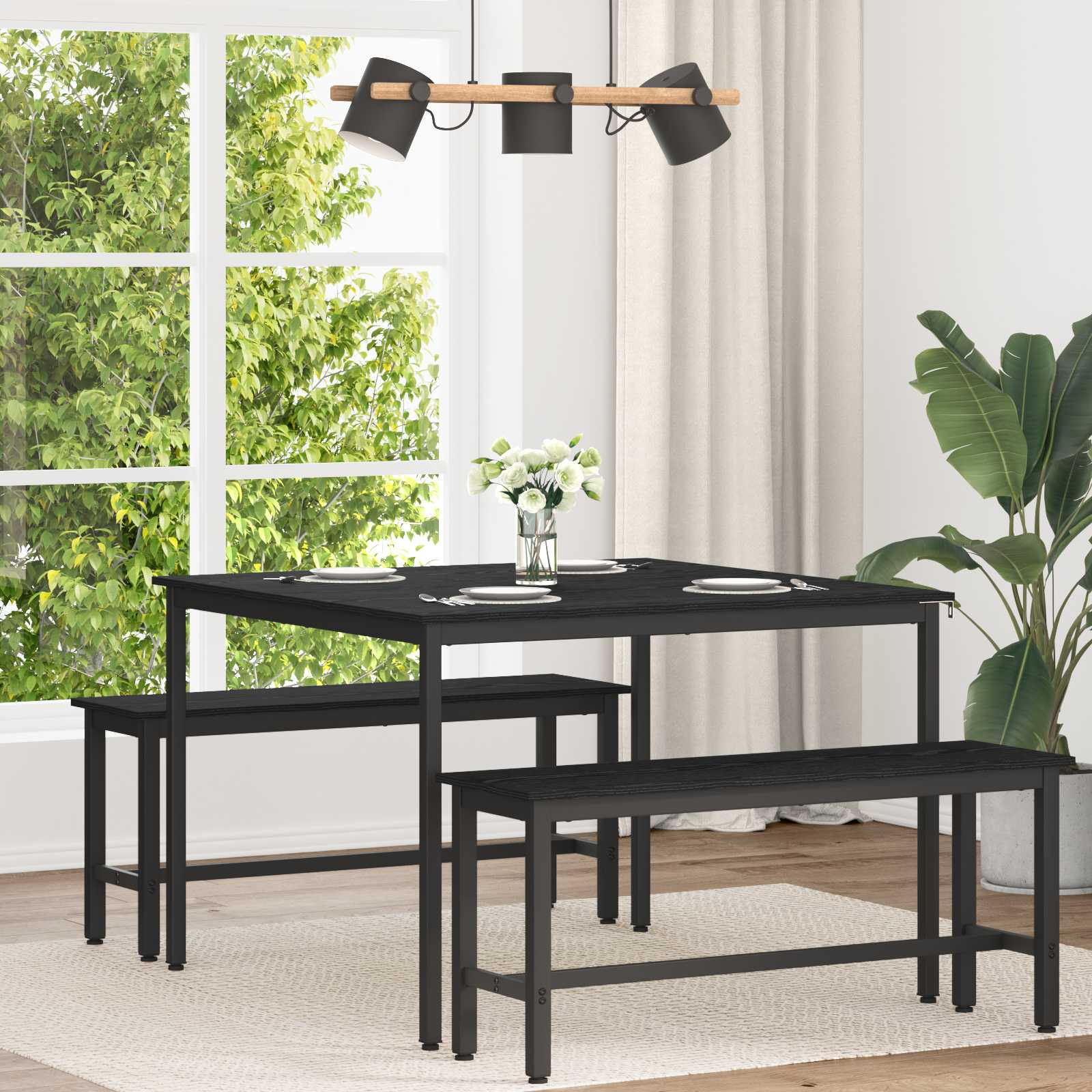 Table de salle à manger / Table de repas MÉTAL - XIOS