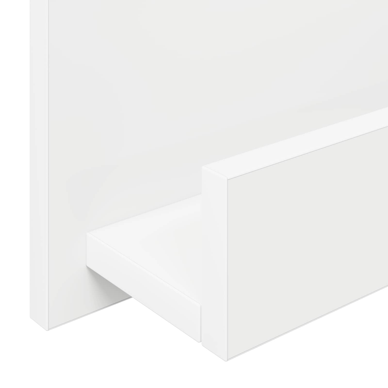 Étagère à magazines Blanc 51 x 11 x 102 cm Bois d'ingénierie - XIOS