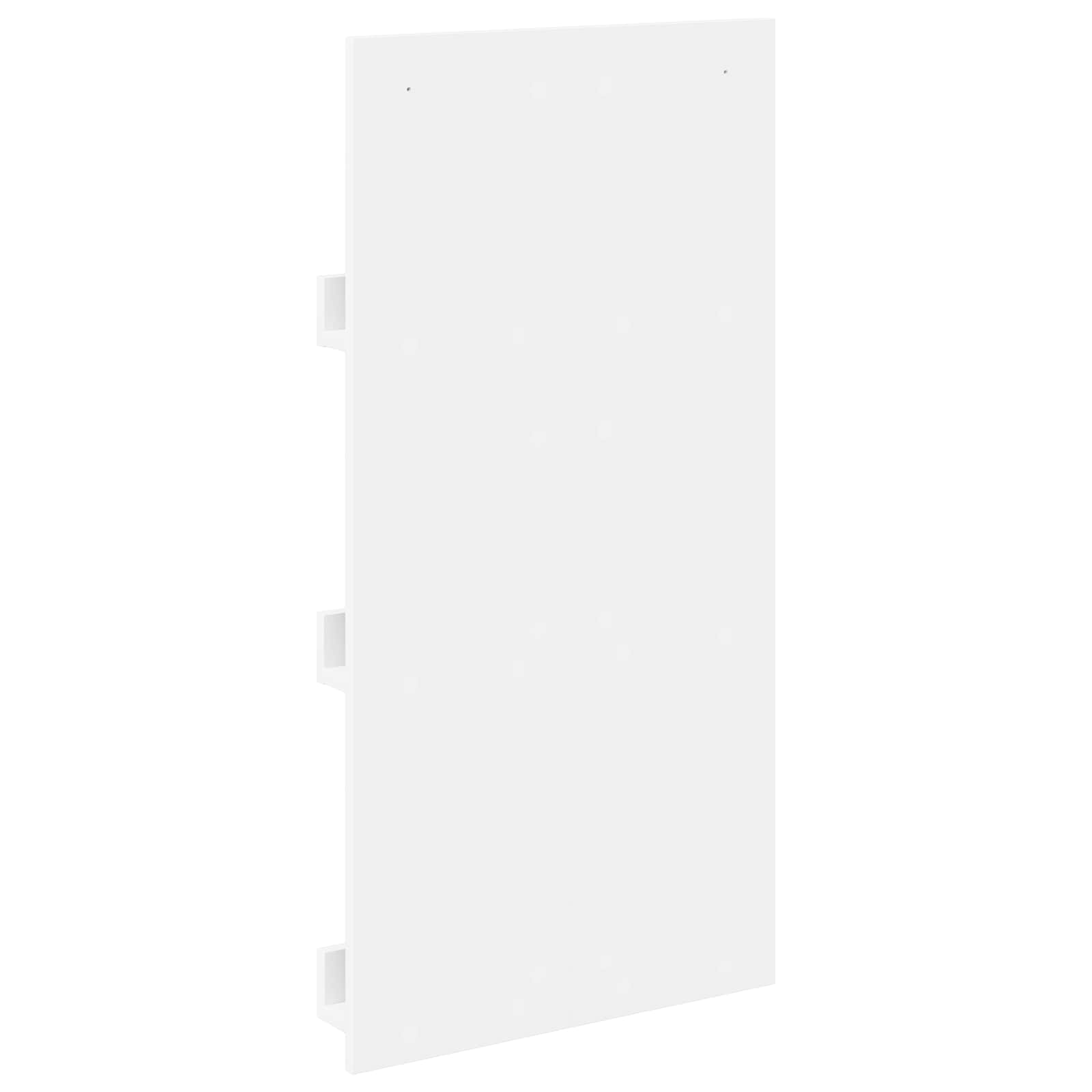 Étagère à magazines Blanc 51 x 11 x 102 cm Bois d'ingénierie - XIOS