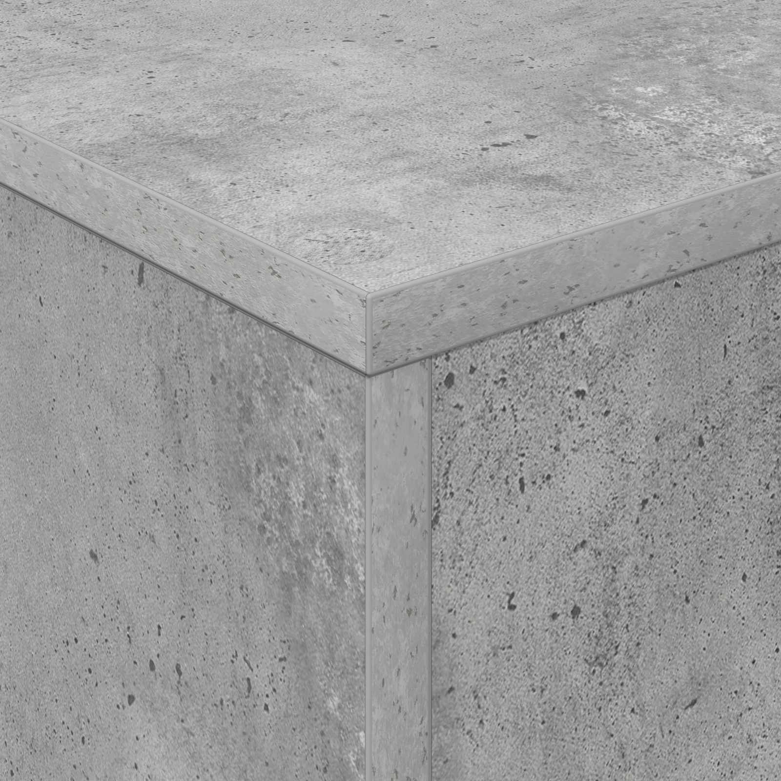 Étagère à magazines avec étagère Gris béton 70 x 41 x 156 cm - XIOS