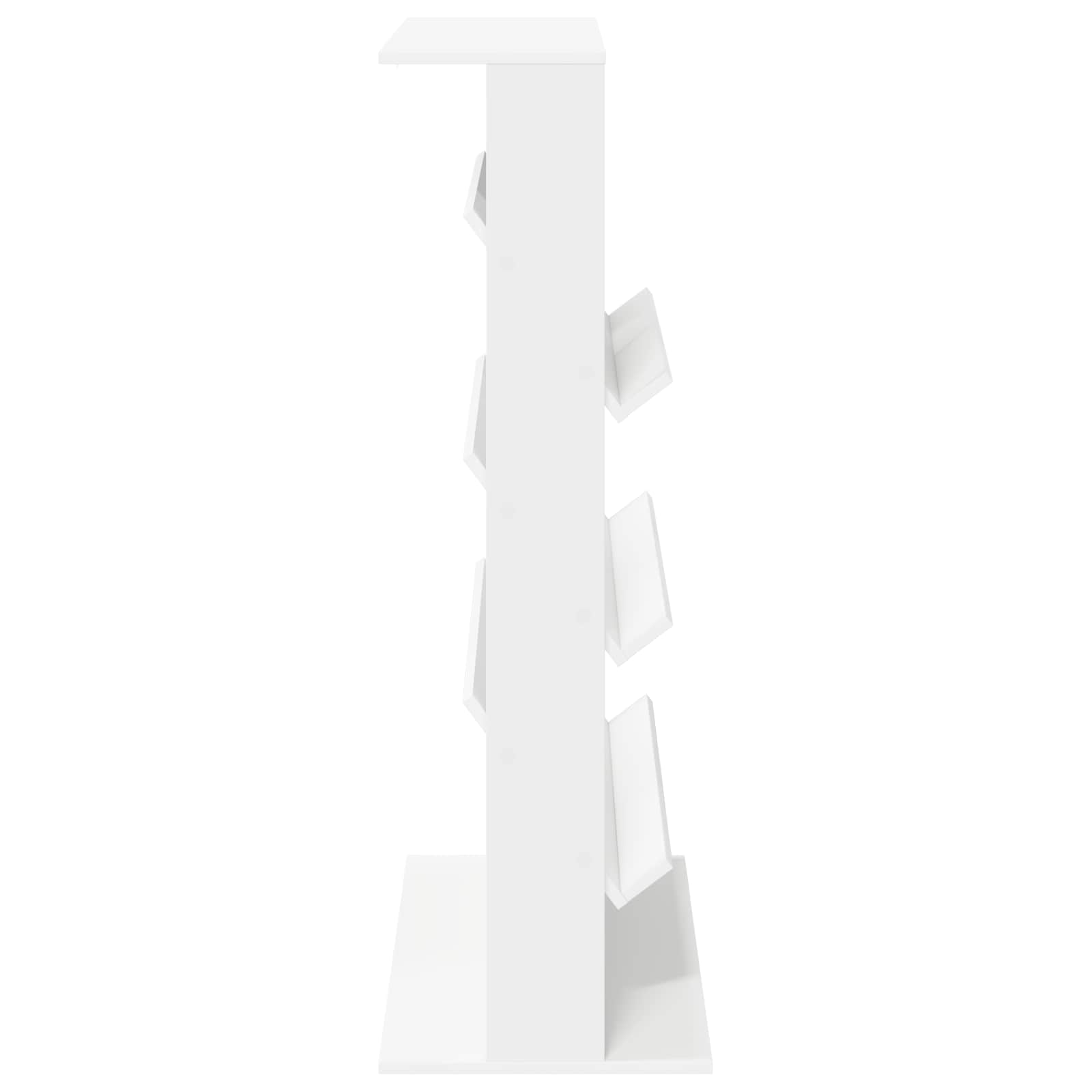 Étagère à magazines Blanc 70 x 41 x 126 cm Bois d'ingénierie - XIOS