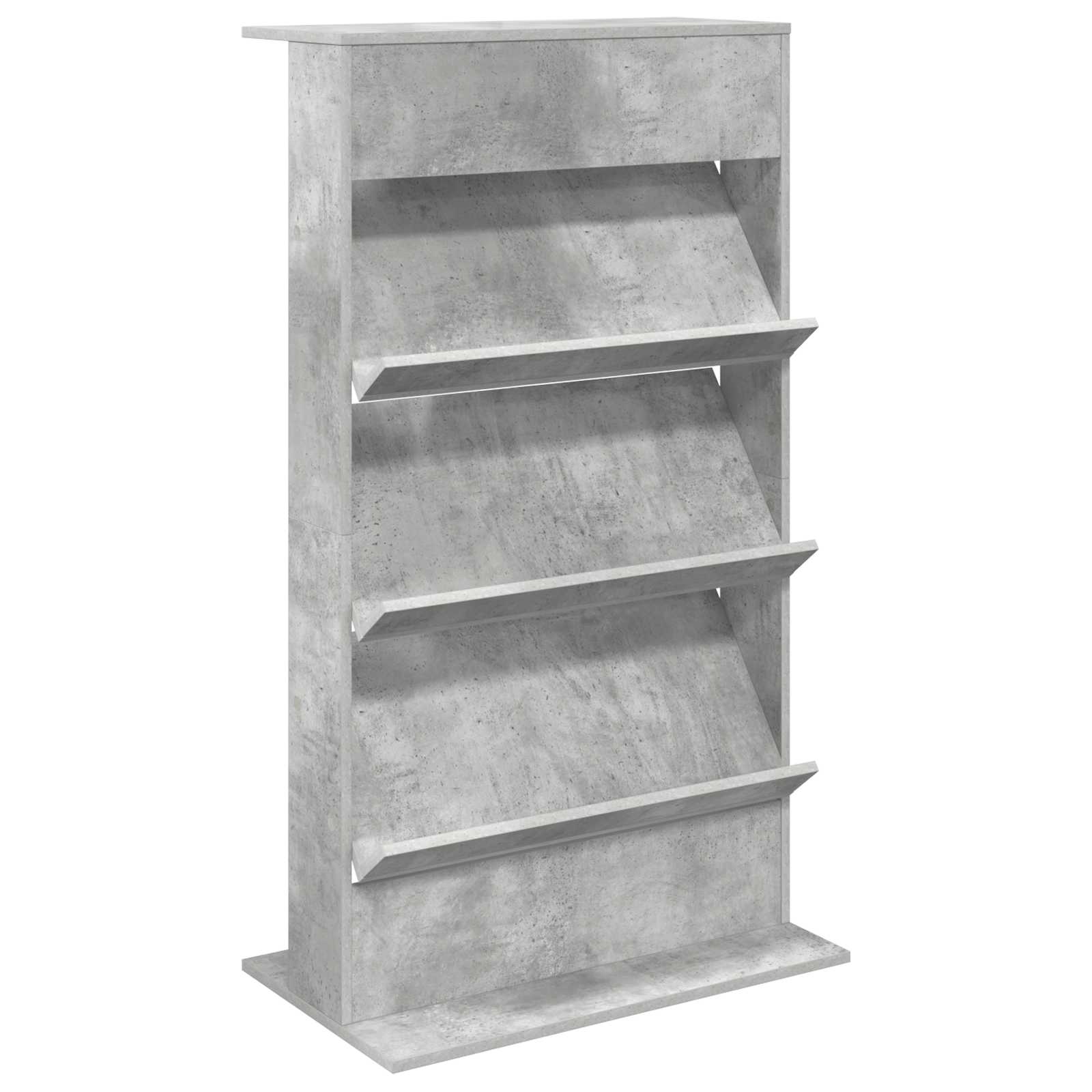 Étagère à magazines avec étagère Gris béton 70 x 41 x 126 cm - XIOS