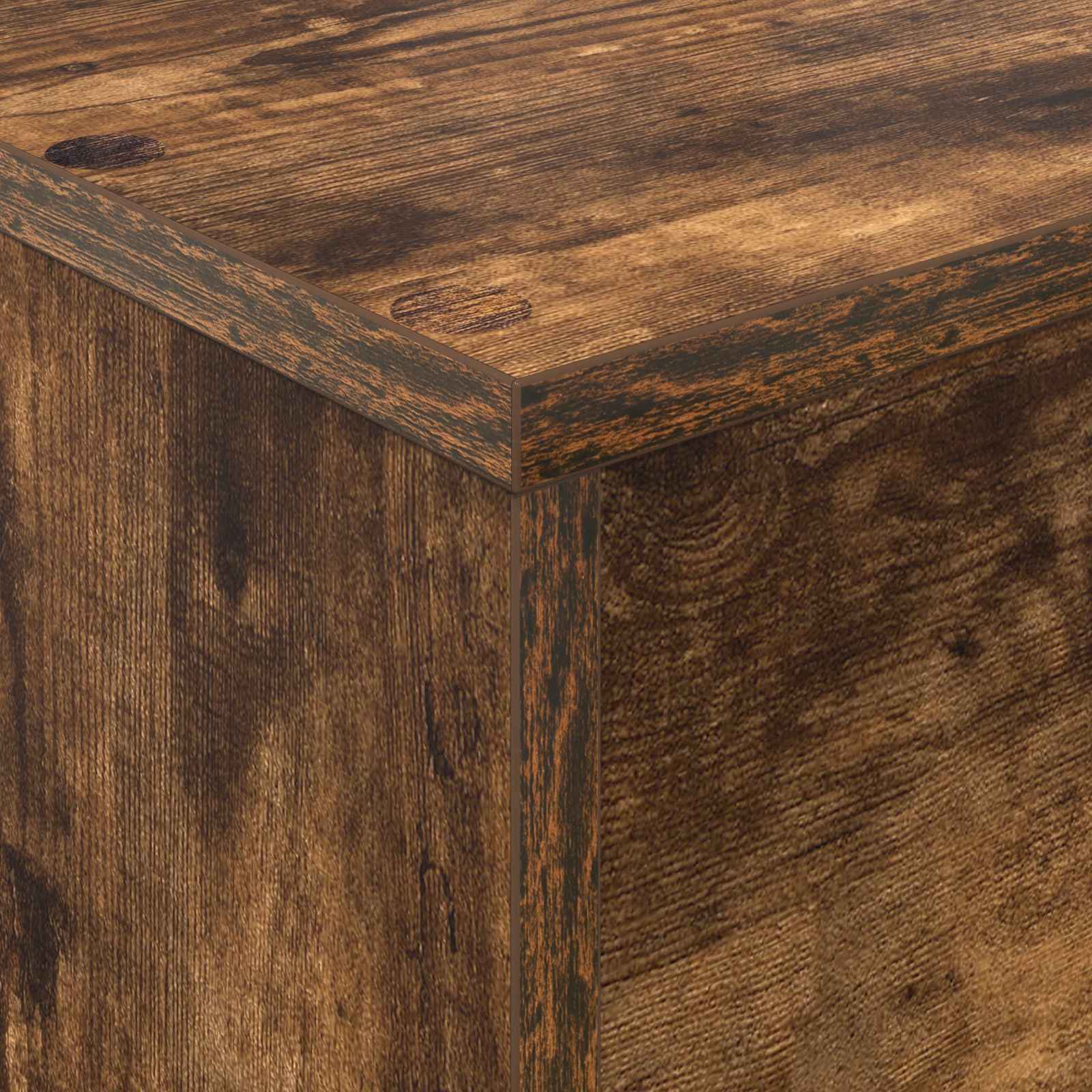 Étagère à magazines avec étagère Chêne fumé 70 x 41 x 126 cm - XIOS