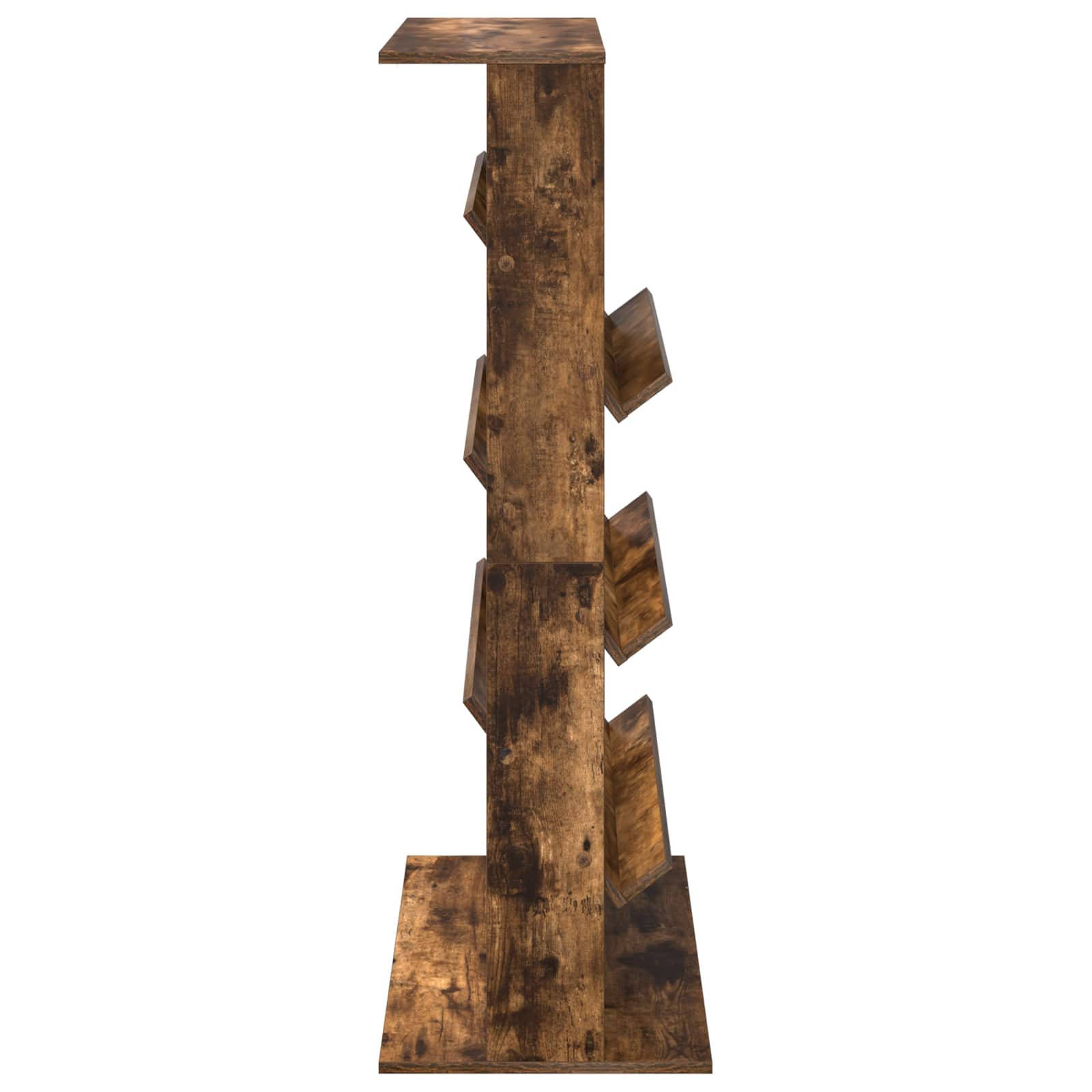 Étagère à magazines avec étagère Chêne fumé 70 x 41 x 126 cm - XIOS