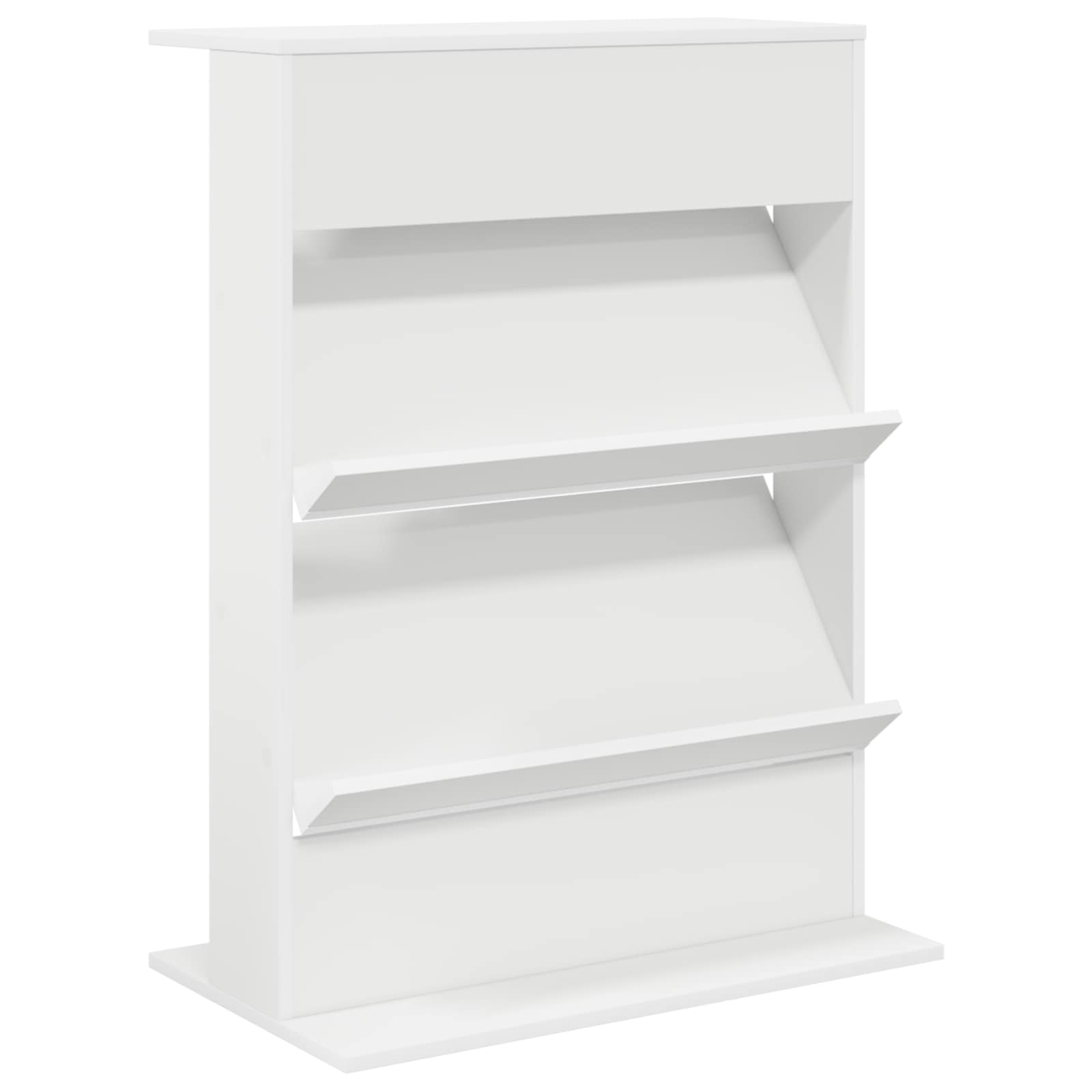 Étagère à magazines Blanc 70 x 41 x 96 cm Bois d'ingénierie - XIOS