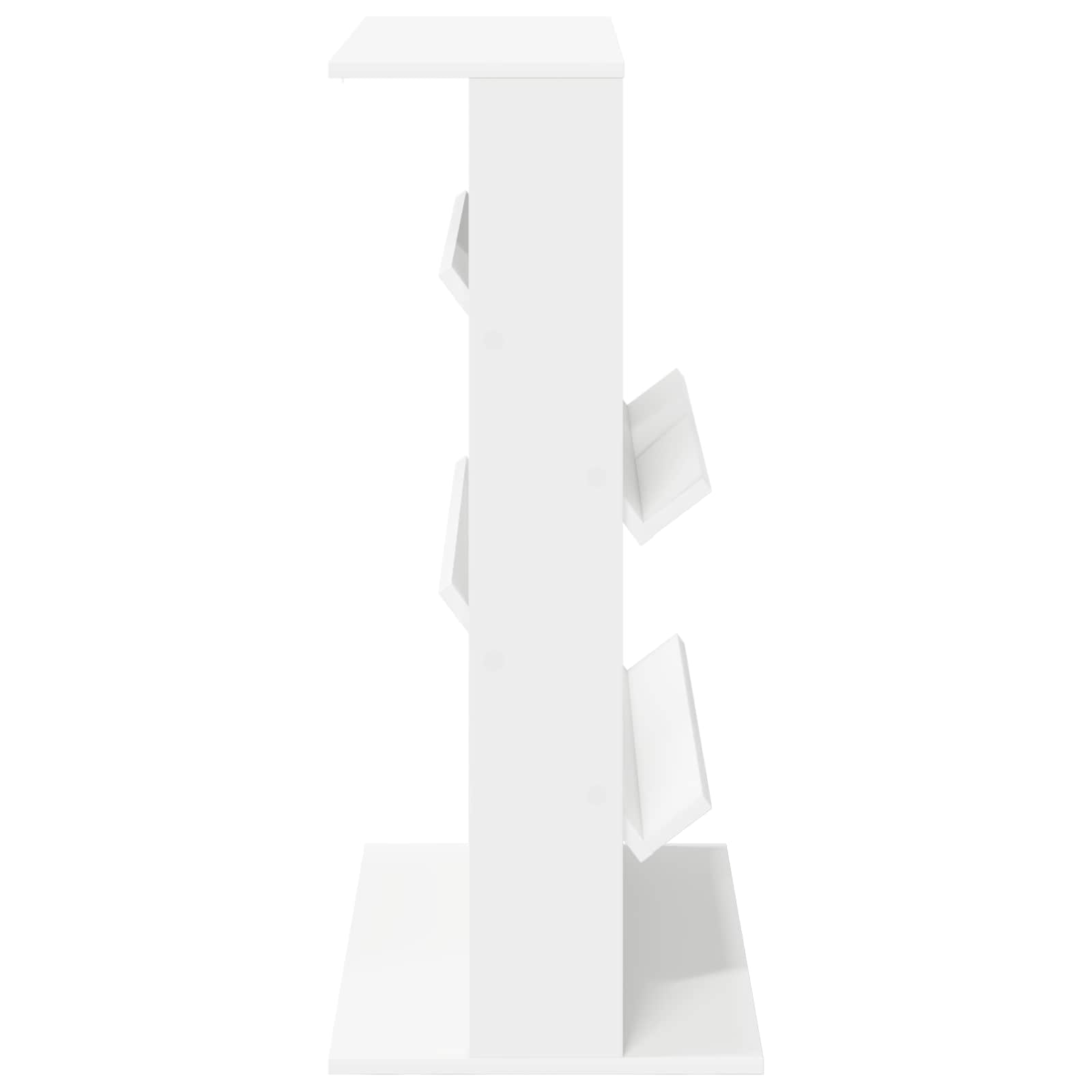 Étagère à magazines Blanc 70 x 41 x 96 cm Bois d'ingénierie - XIOS