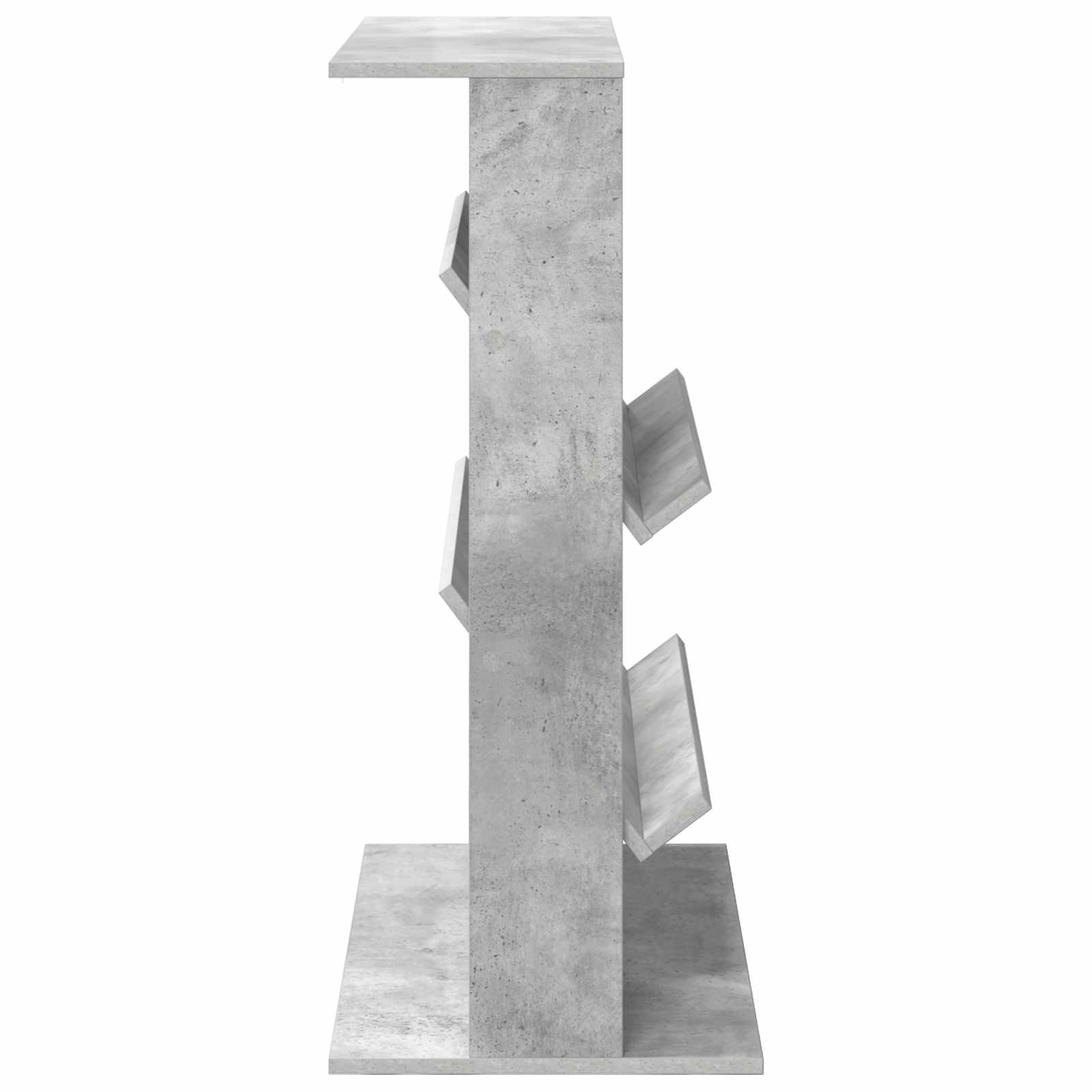 Étagère à magazines avec étagère Gris béton 70 x 41 x 96 cm - XIOS