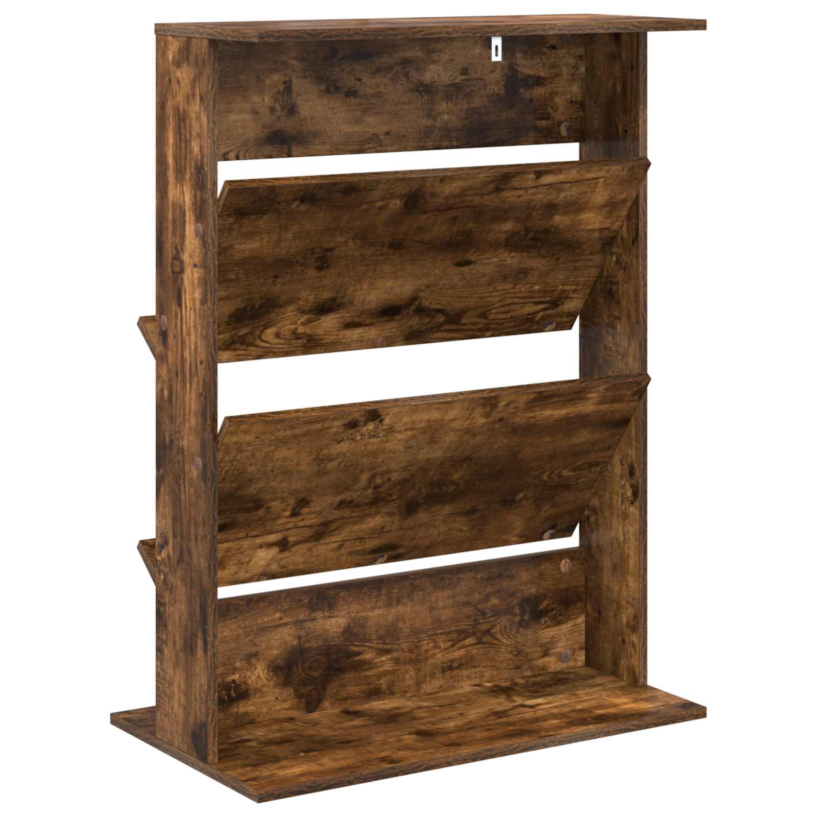 Étagère à magazines avec étagère Chêne fumé 70 x 41 x 96 cm - XIOS