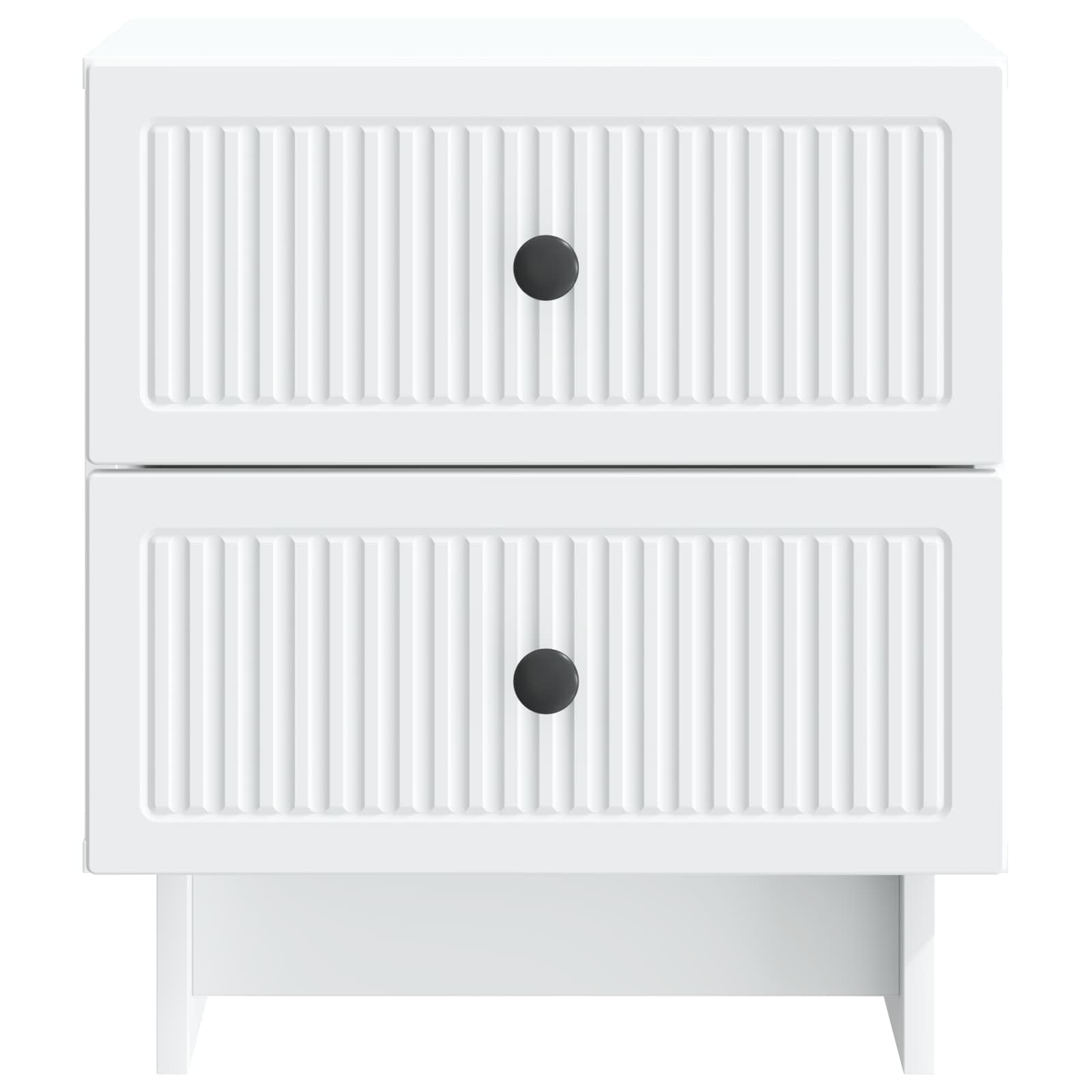 Cabinet de chevet Blanc 43 x 34,5 x 47,5 cm Bois d'ingénierie - XIOS