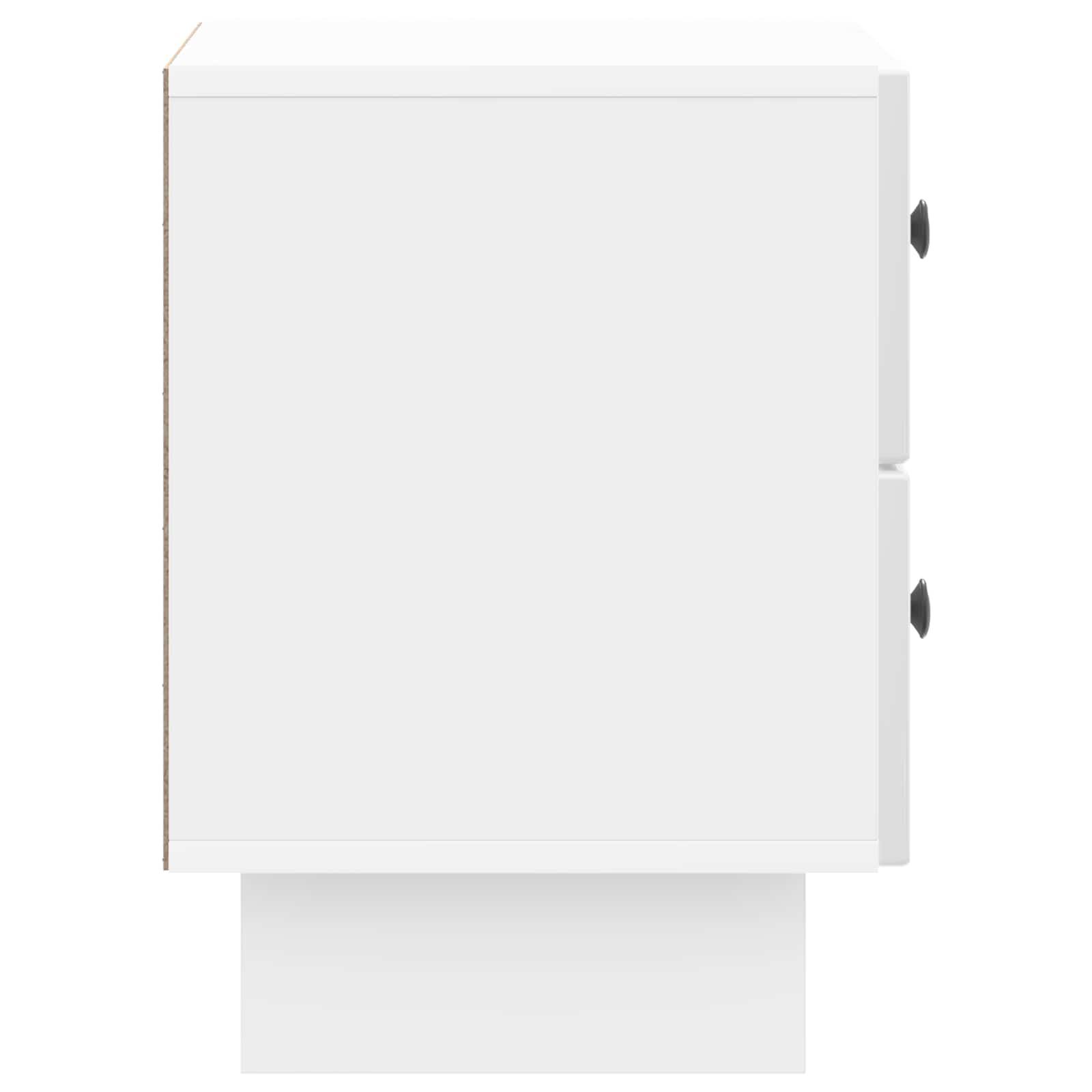 Cabinet de chevet 2 pcs Blanc brillant 43 x 34,5 x 47,5 cm - XIOS