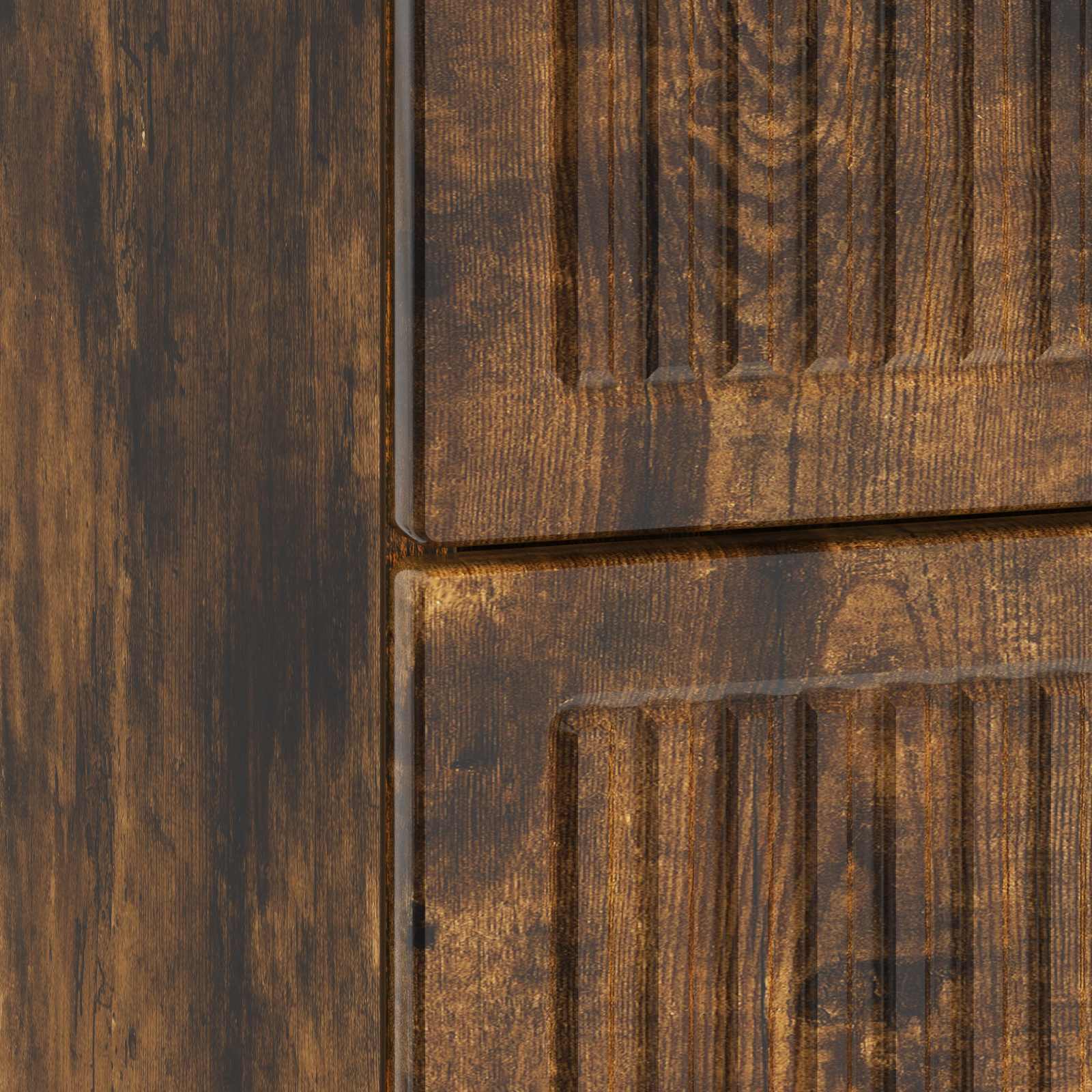 Cabinet de chevet 2 pcs Chêne fumé 43 x 34,5 x 47,5 cm - XIOS