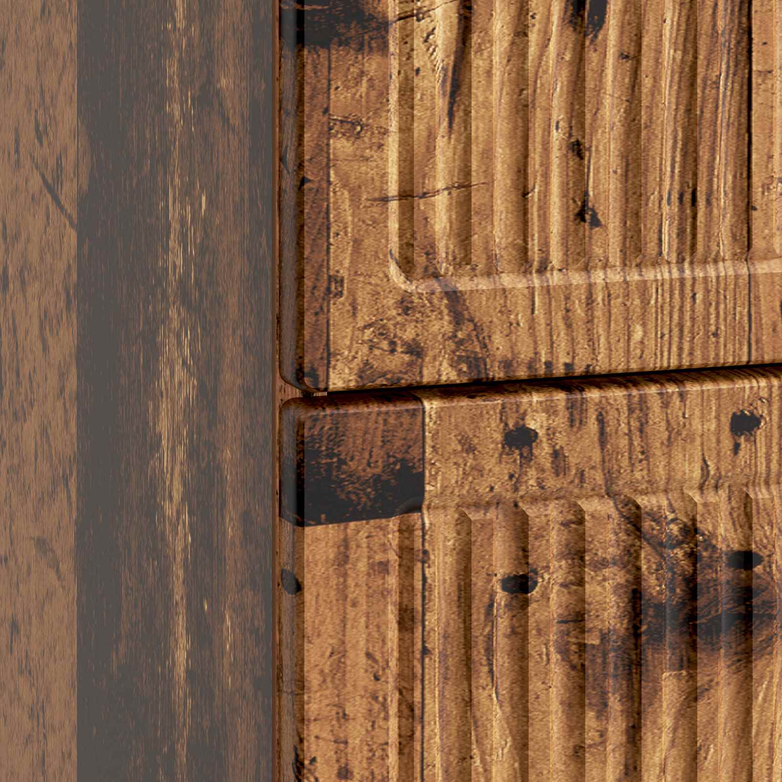 Cabinet de chevet avec tiroir Bois ancien 43 x 34,5 x 47,5 cm - XIOS