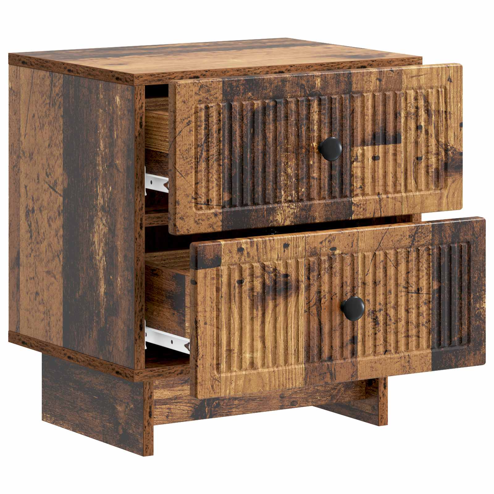 Cabinet de chevet avec tiroir Bois ancien 43 x 34,5 x 47,5 cm - XIOS