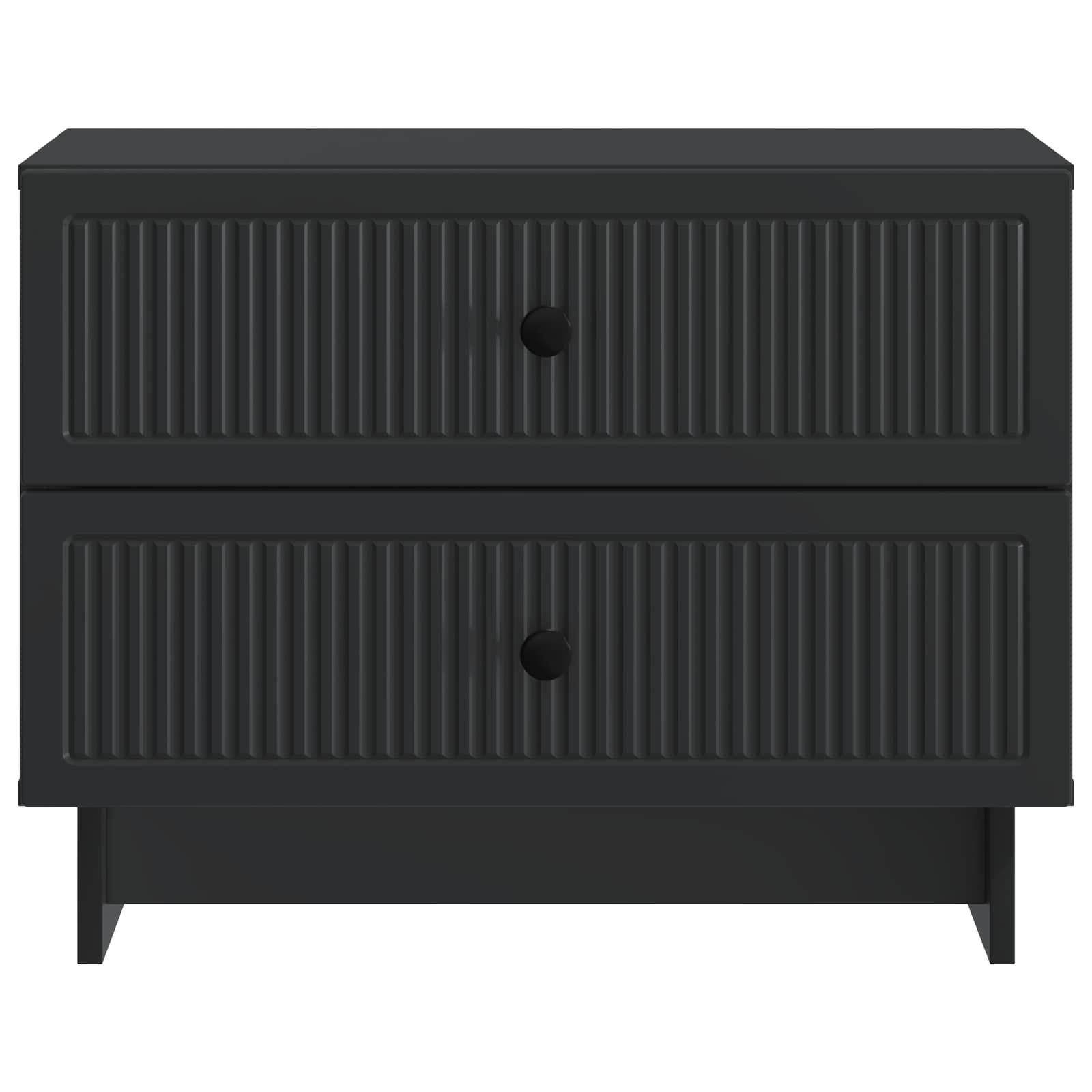Cabinet de chevet Noir 62 x 34,5 x 47,5 cm Bois d'ingénierie - XIOS