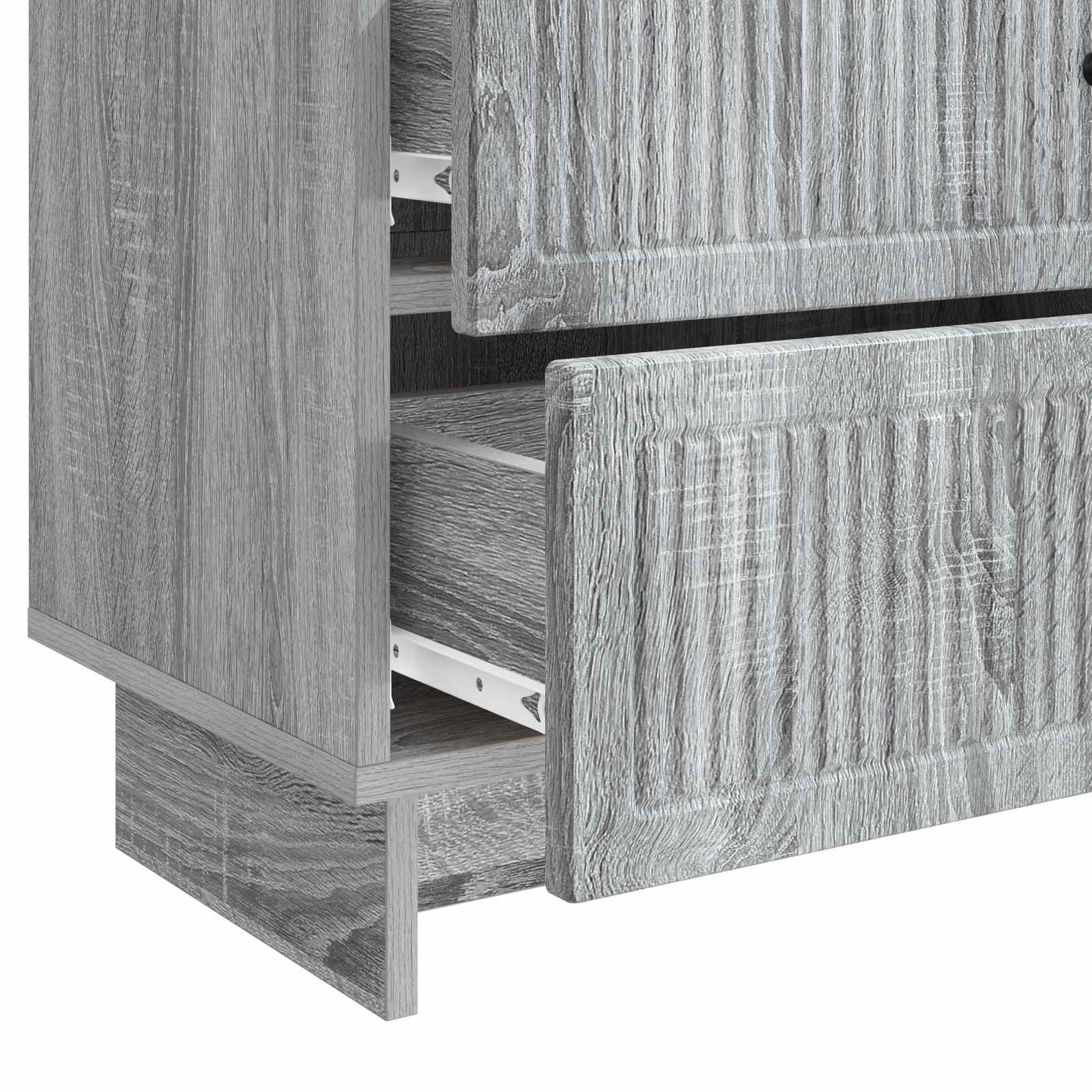 Cabinet de chevet avec tiroir Sonoma gris 62 x 34,5 x 47,5 cm - XIOS
