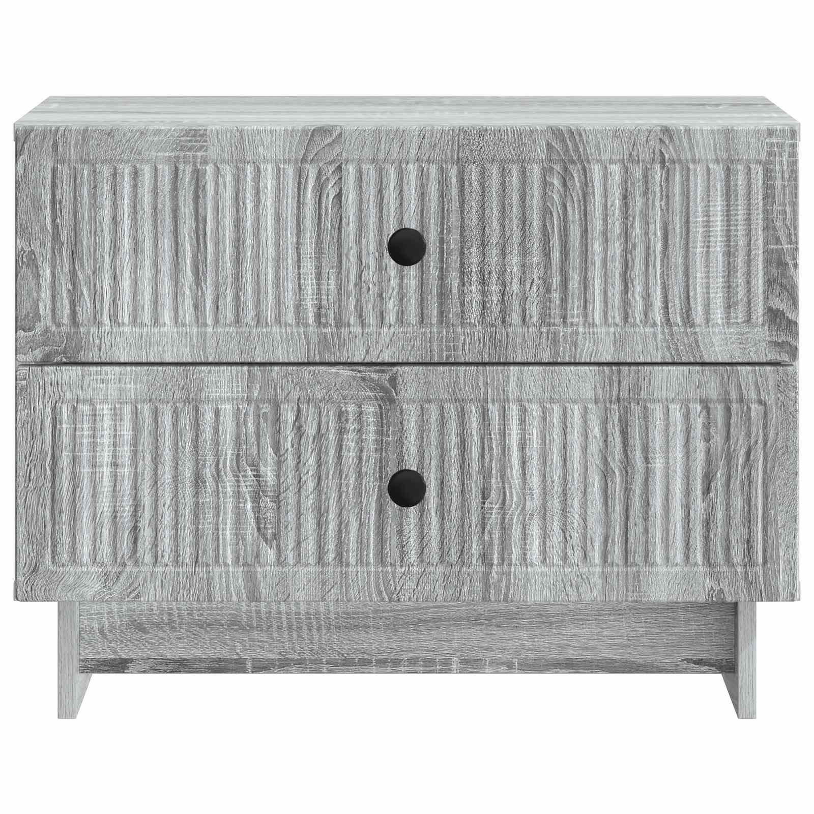 Cabinet de chevet avec tiroir Sonoma gris 62 x 34,5 x 47,5 cm - XIOS