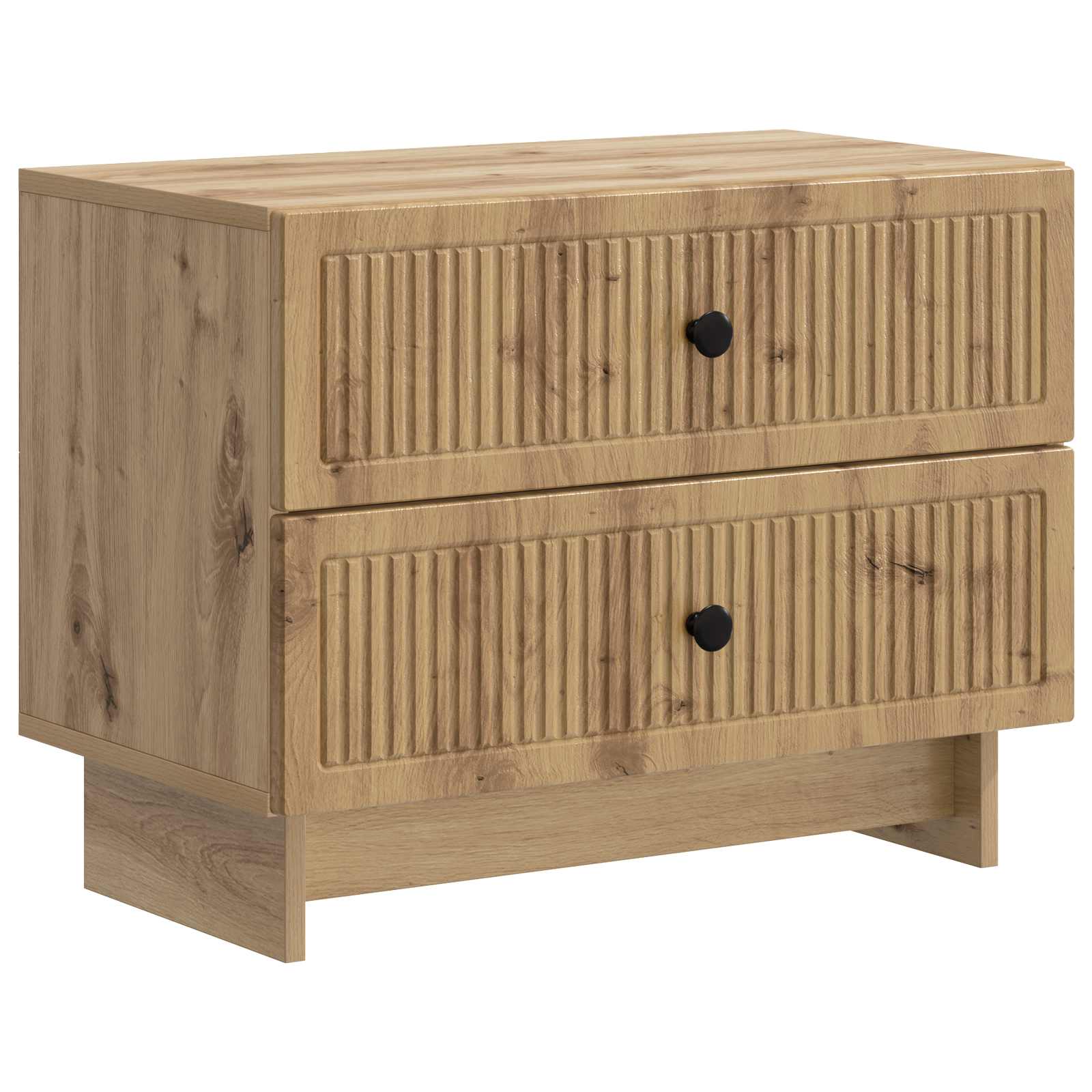 Cabinet de chevet Chêne artisanal 62 x 34,5 x 47,5 cm - XIOS