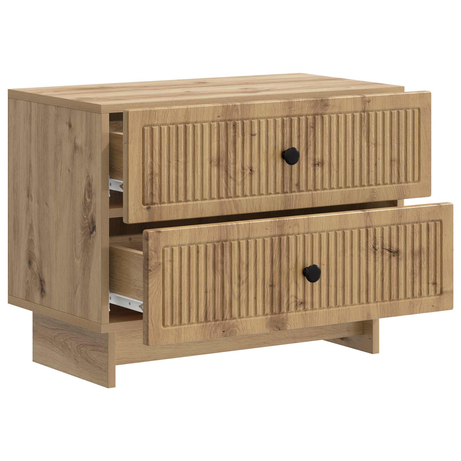 Cabinet de chevet Chêne artisanal 62 x 34,5 x 47,5 cm - XIOS
