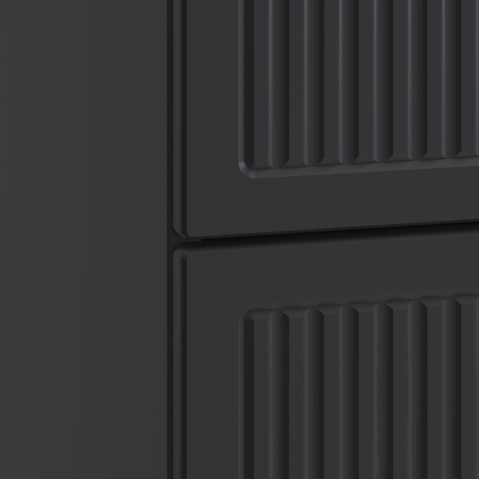 Cabinet de chevet Noir 43 x 41 x 66,5 cm Bois d'ingénierie - XIOS