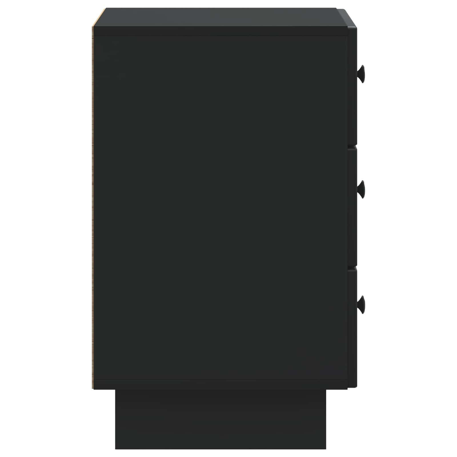Cabinet de chevet Noir 43 x 41 x 66,5 cm Bois d'ingénierie - XIOS