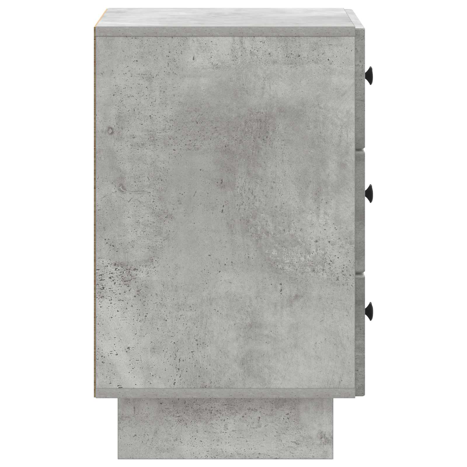 Cabinet de chevet avec tiroir Gris béton 43 x 41 x 66,5 cm - XIOS