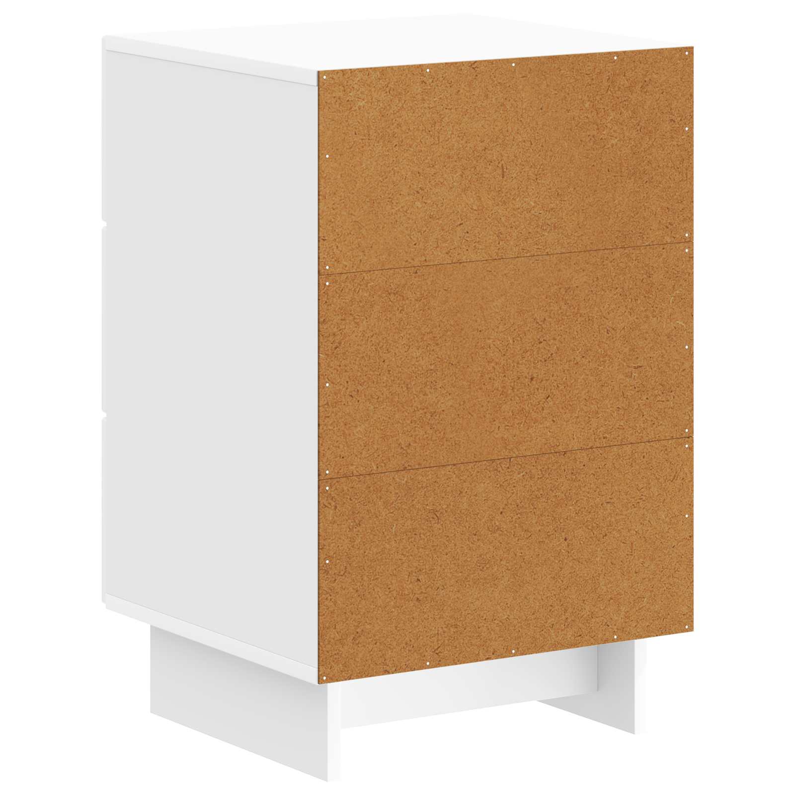 Cabinet de chevet avec tiroir Blanc brillant 43 x 41 x 66,5 cm - XIOS