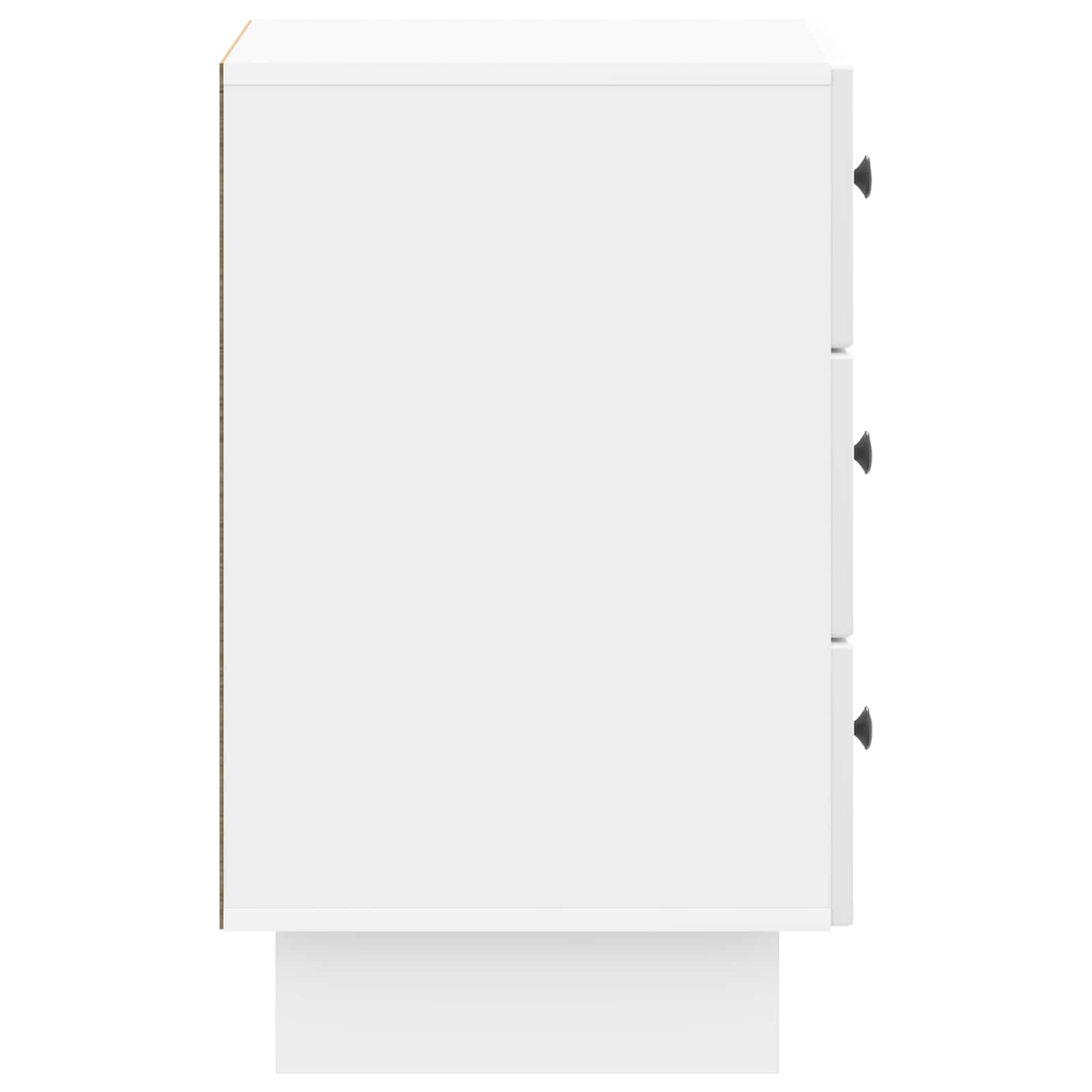 Cabinet de chevet avec tiroir Blanc brillant 43 x 41 x 66,5 cm - XIOS