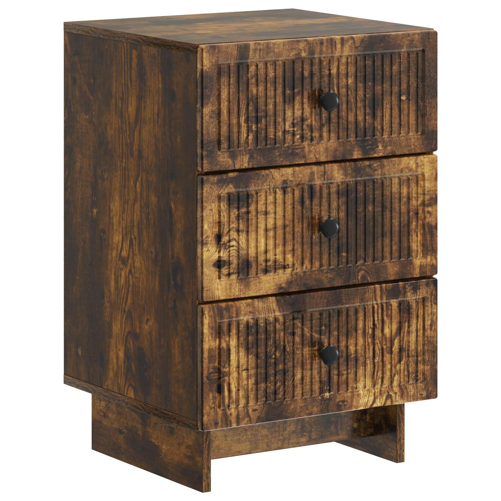Cabinet de chevet avec tiroir Chêne fumé 43 x 41 x 66,5 cm - XIOS