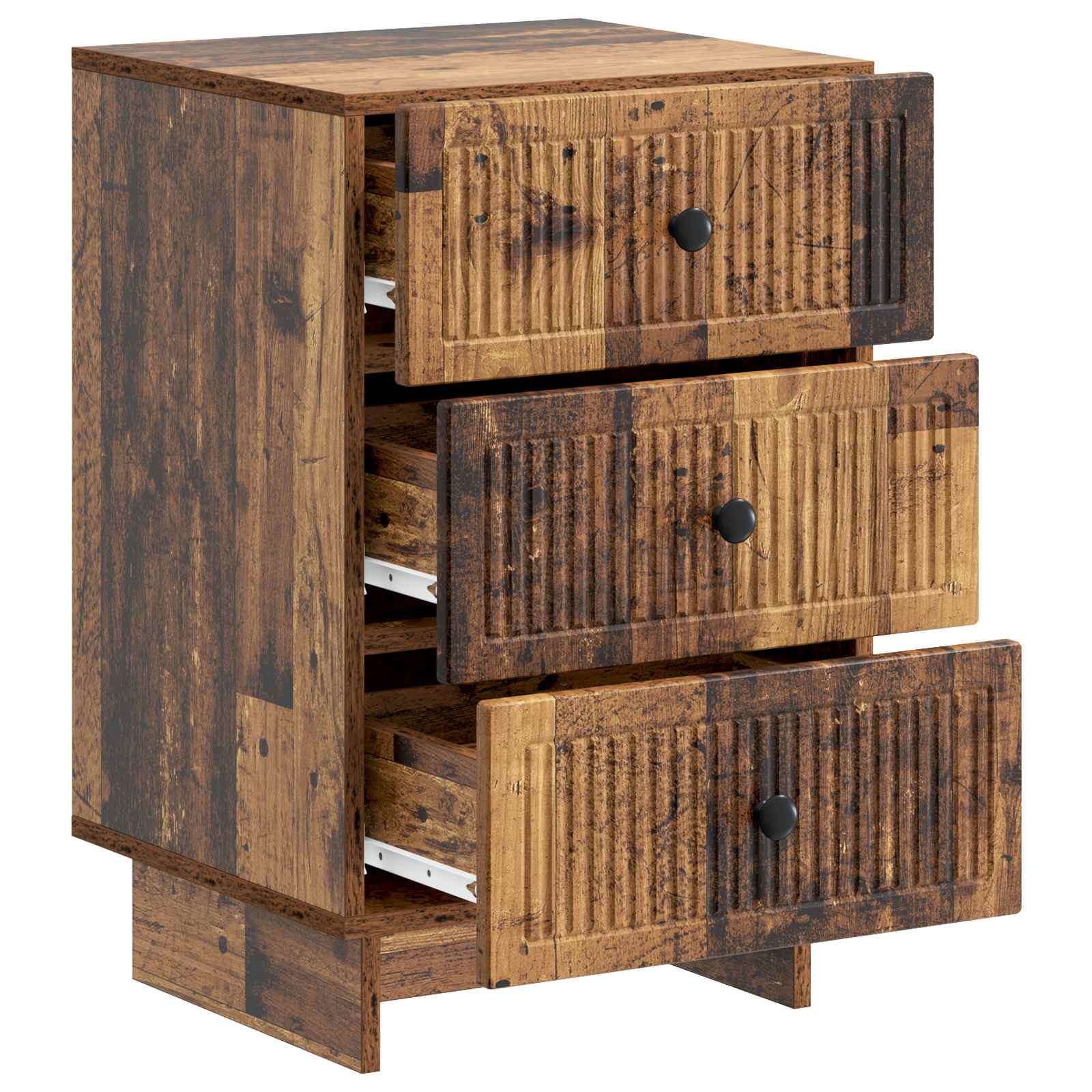 Cabinet de chevet avec tiroir Bois ancien 43 x 41 x 66,5 cm - XIOS