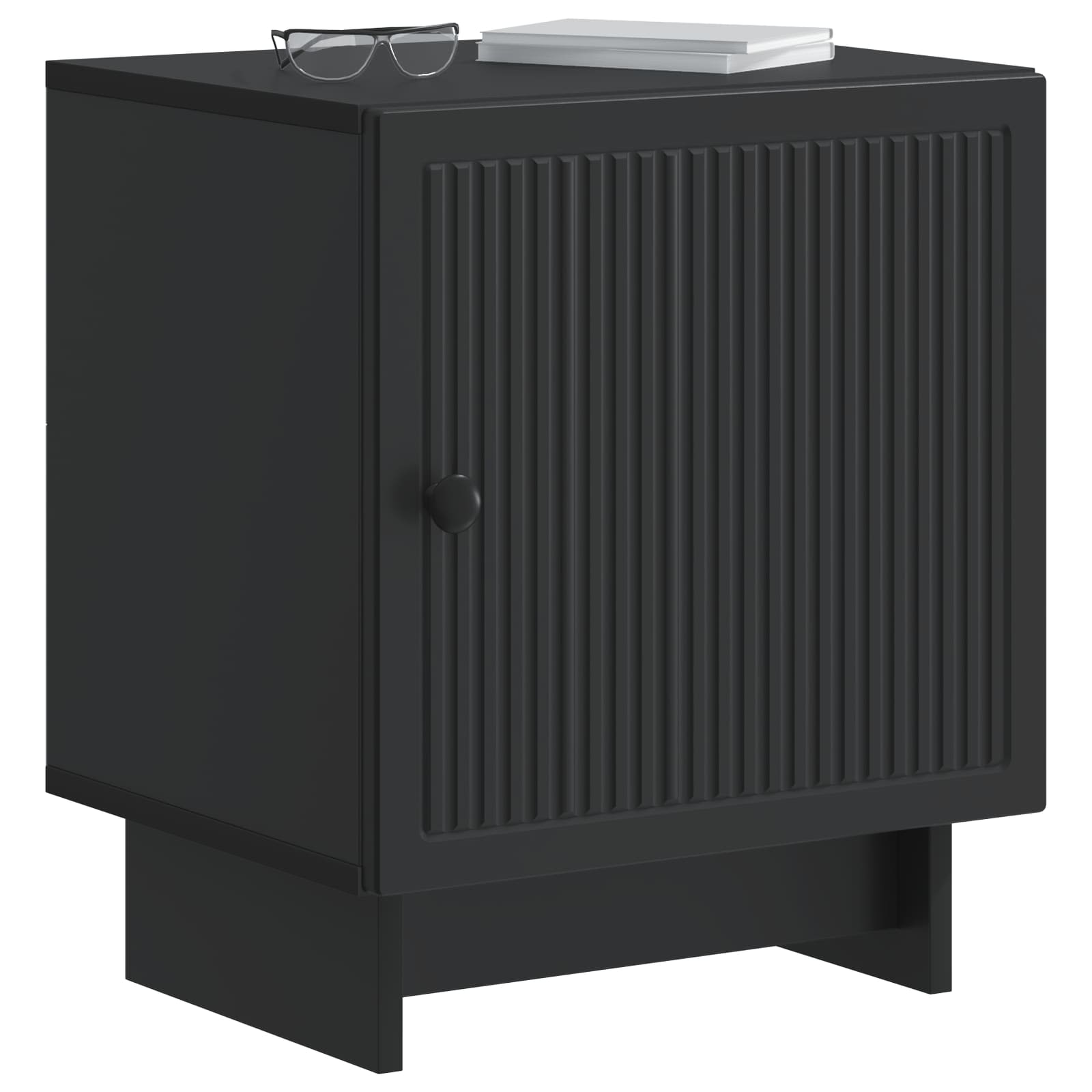 Cabinet de chevet Noir 43 x 34,5 x 50 cm Bois d'ingénierie - XIOS