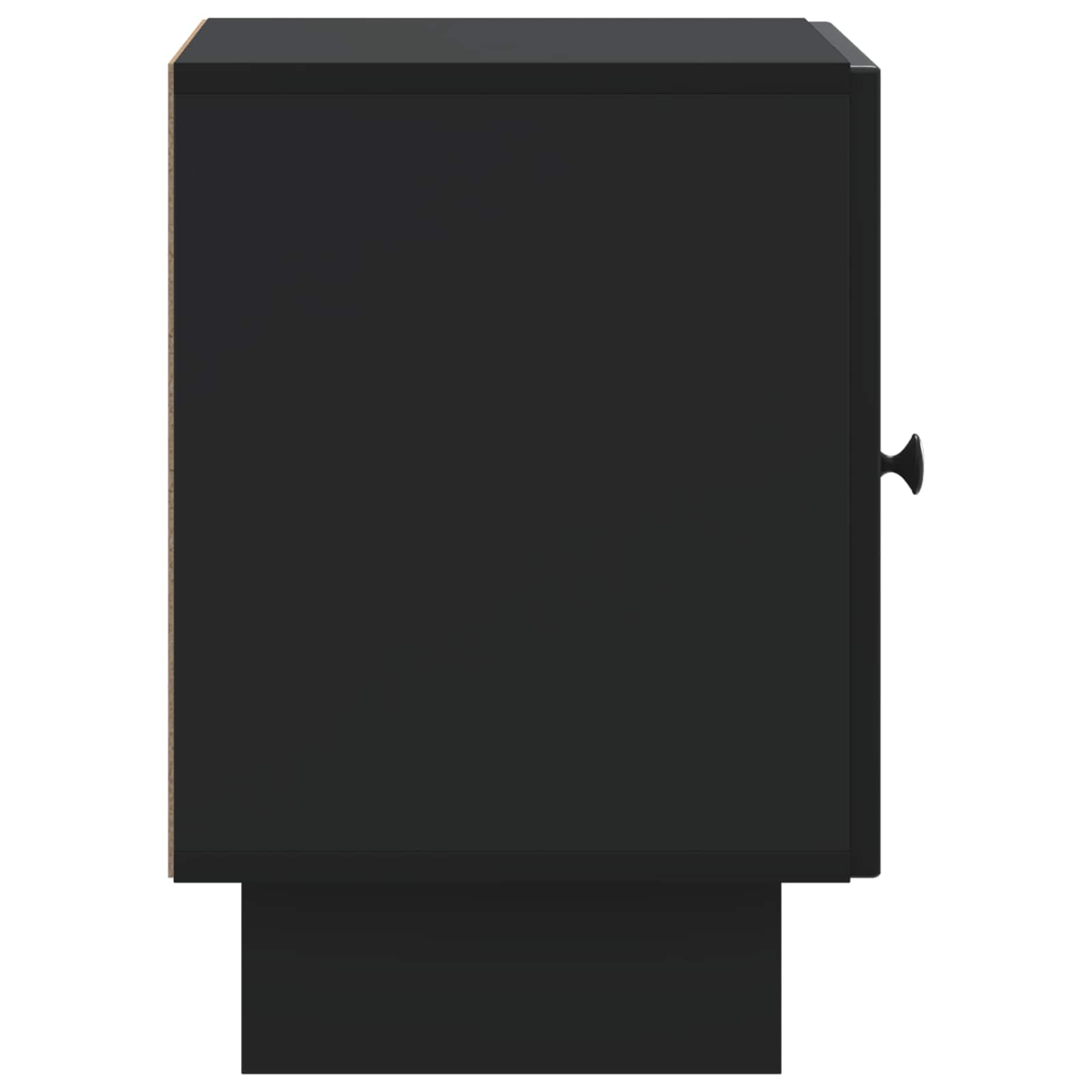 Cabinet de chevet Noir 43 x 34,5 x 50 cm Bois d'ingénierie - XIOS