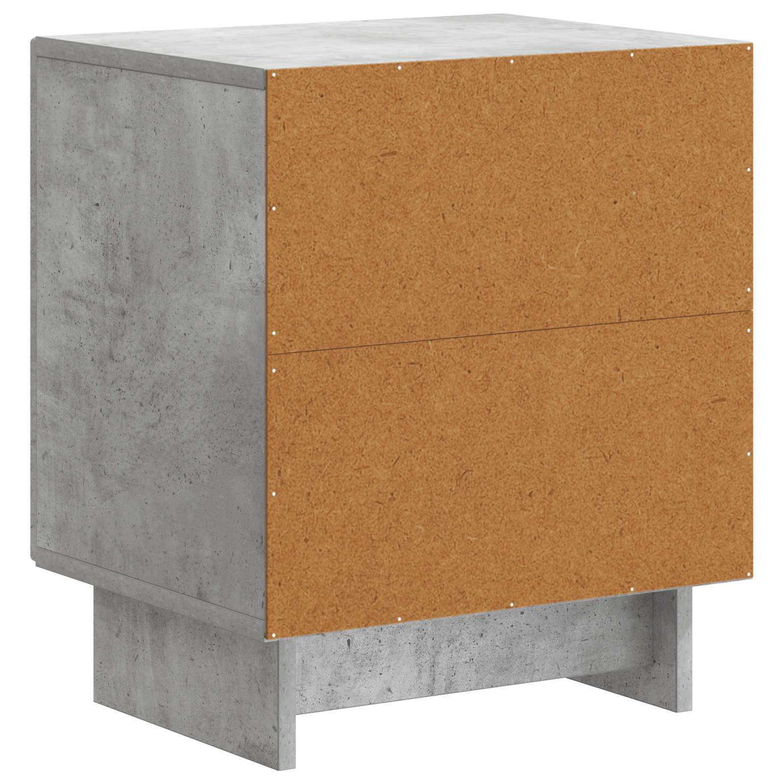 Cabinet de chevet 2 pcs Gris béton 43 x 34,5 x 50 cm - XIOS