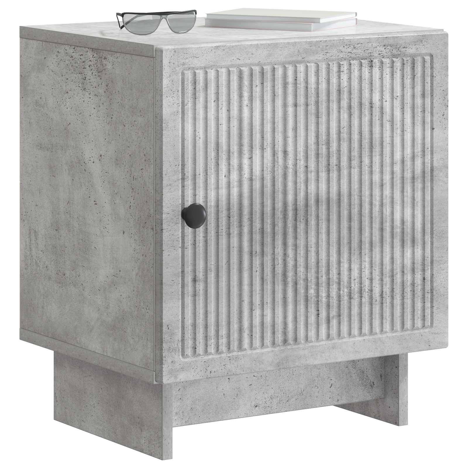 Cabinet de chevet 2 pcs Gris béton 43 x 34,5 x 50 cm - XIOS