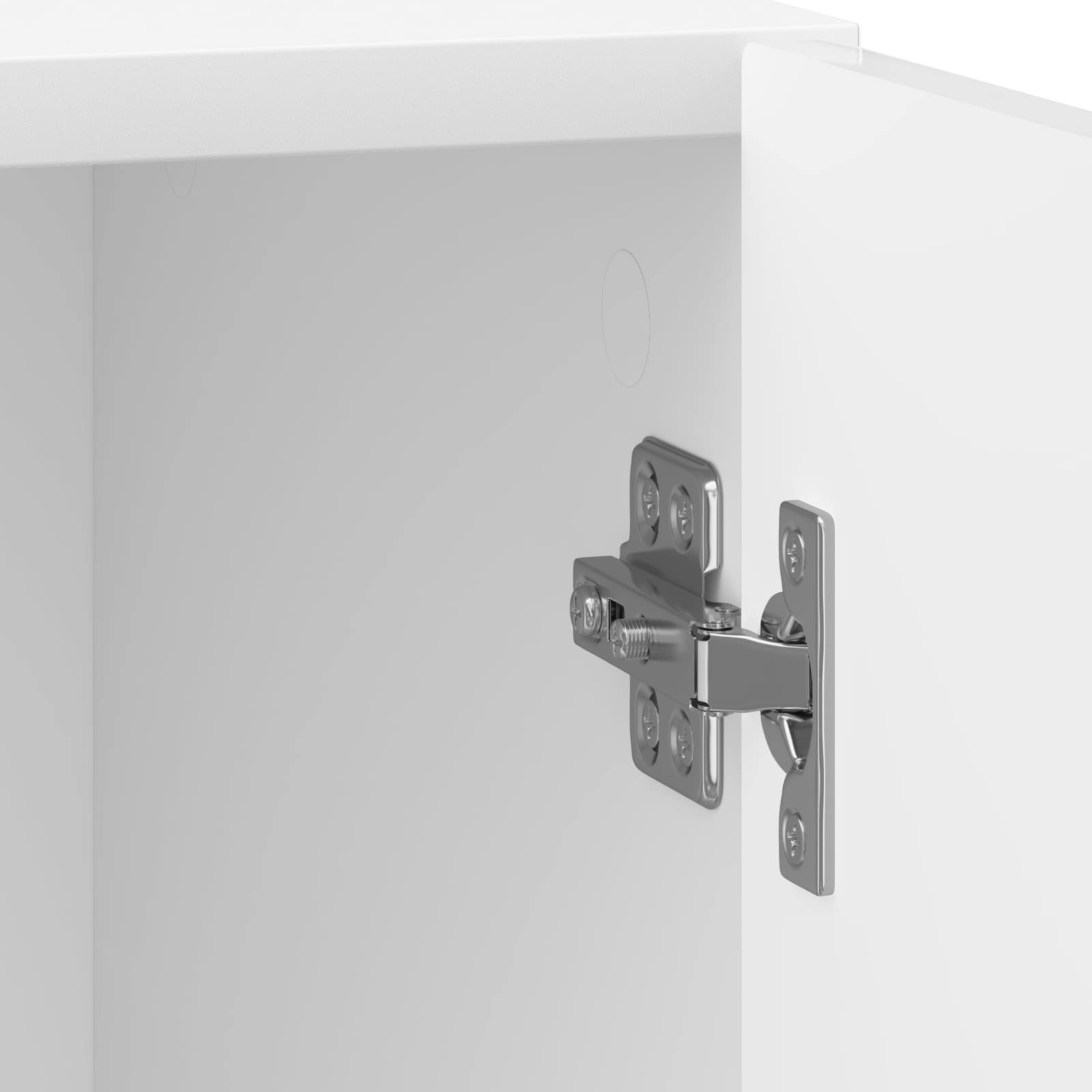 Cabinet de chevet 2 pcs Blanc brillant 43 x 34,5 x 50 cm - XIOS