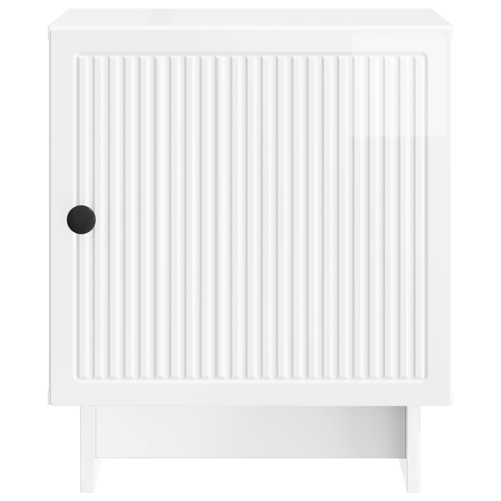Cabinet de chevet 2 pcs Blanc brillant 43 x 34,5 x 50 cm - XIOS