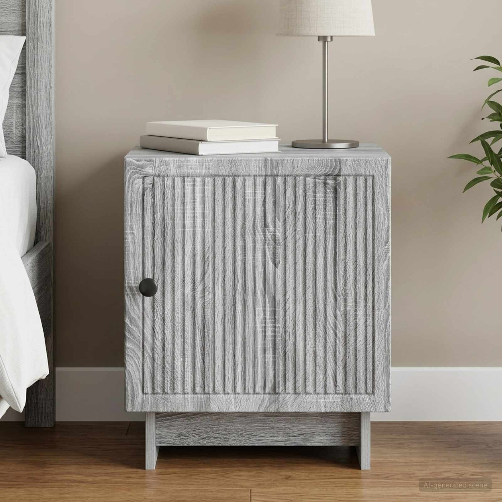 Cabinet de chevet Sonoma gris 43 x 34,5 x 50 cm - XIOS