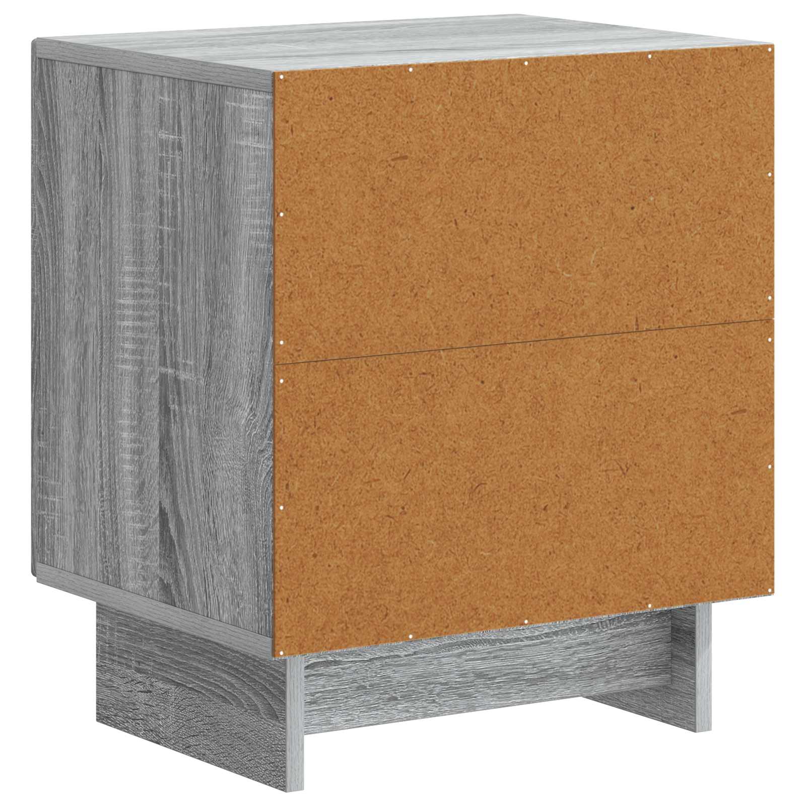 Cabinet de chevet 2 pcs Sonoma gris 43 x 34,5 x 50 cm - XIOS
