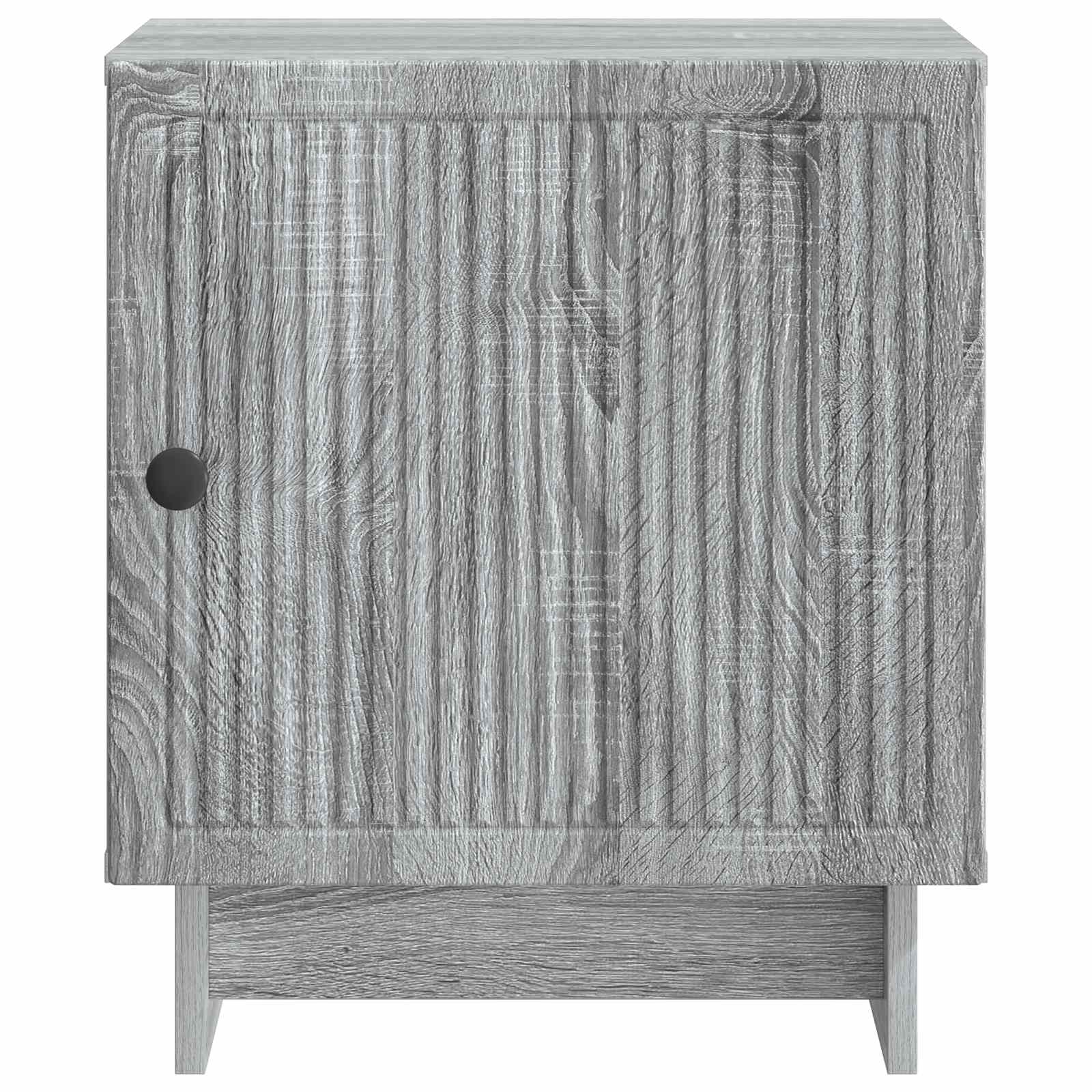 Cabinet de chevet 2 pcs Sonoma gris 43 x 34,5 x 50 cm - XIOS