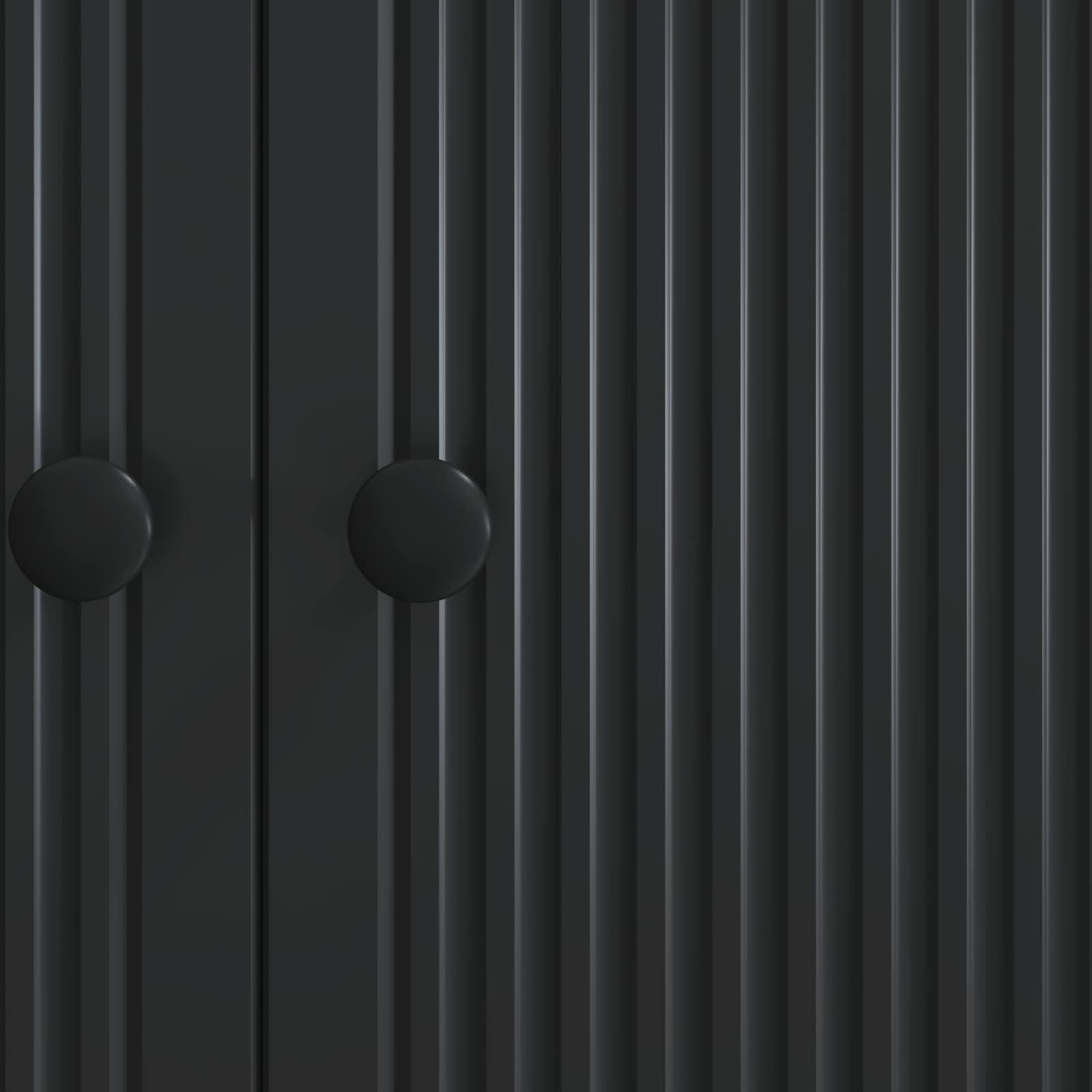 Buffet Noir 66 x 34,5 x 90 cm Bois d'ingénierie - XIOS