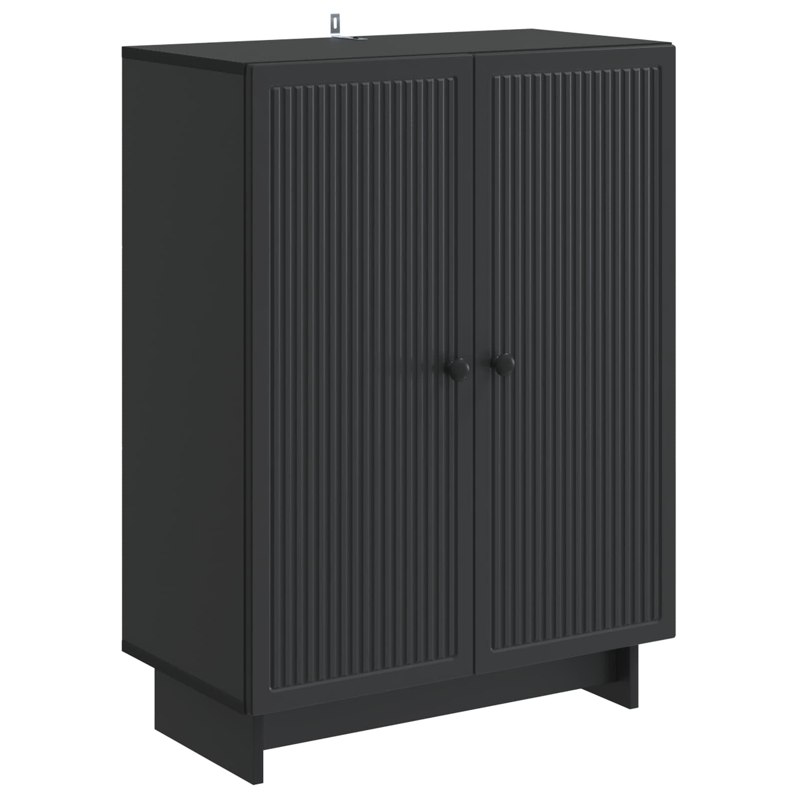 Buffet Noir 66 x 34,5 x 90 cm Bois d'ingénierie - XIOS