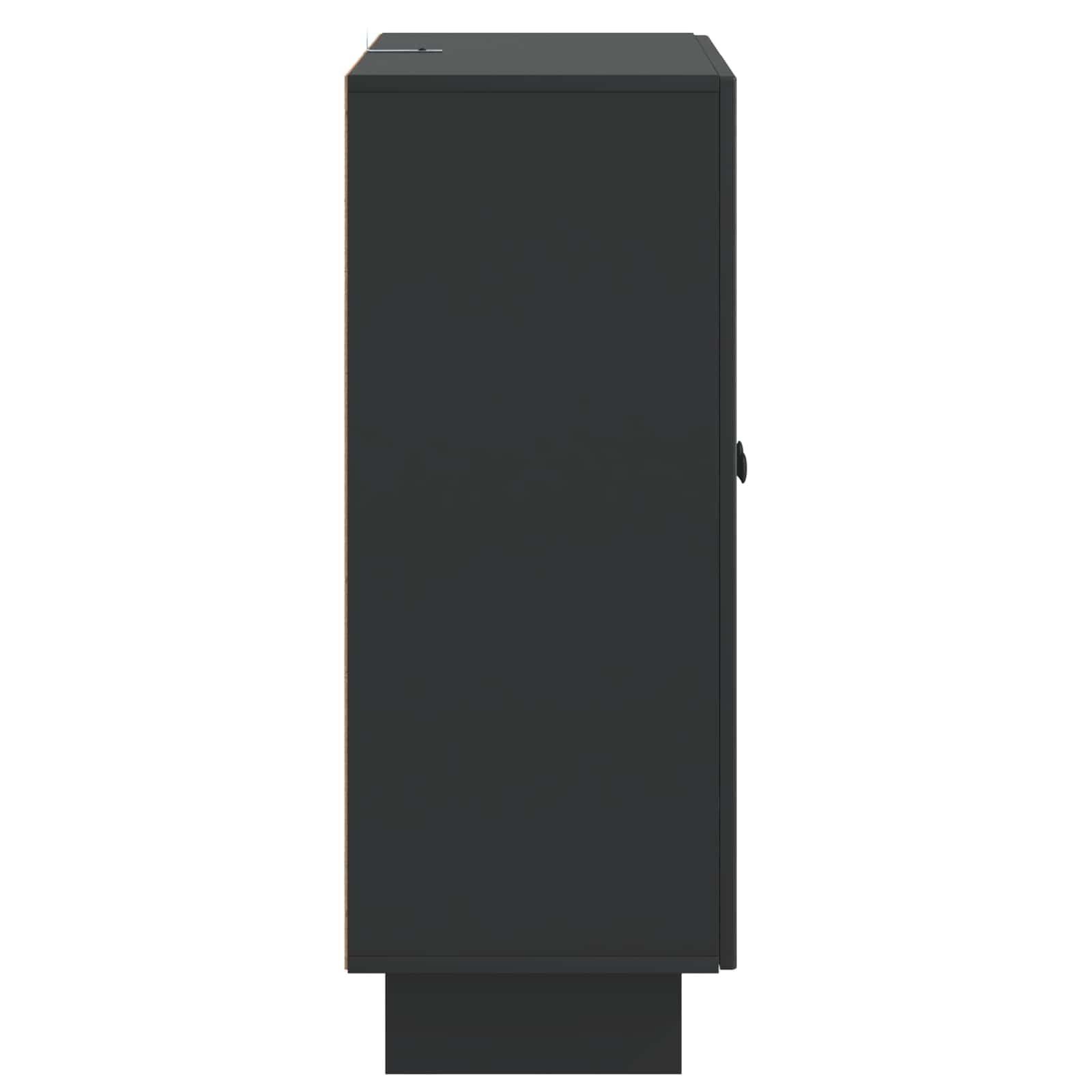 Buffet Noir 66 x 34,5 x 90 cm Bois d'ingénierie - XIOS