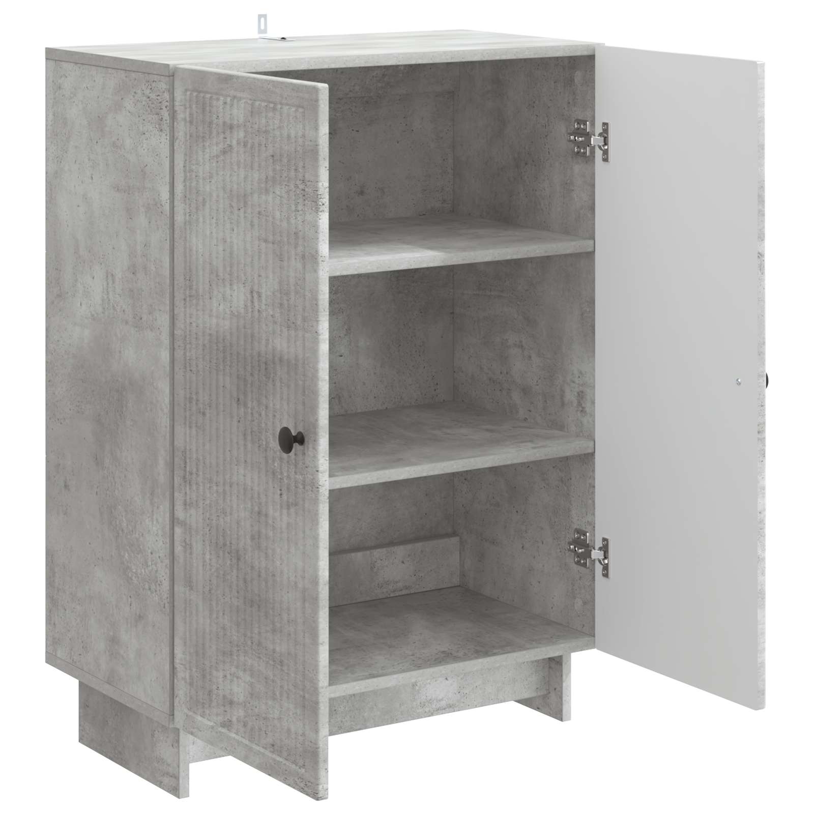 Buffet Gris béton 66 x 34,5 x 90 cm Bois d'ingénierie - XIOS