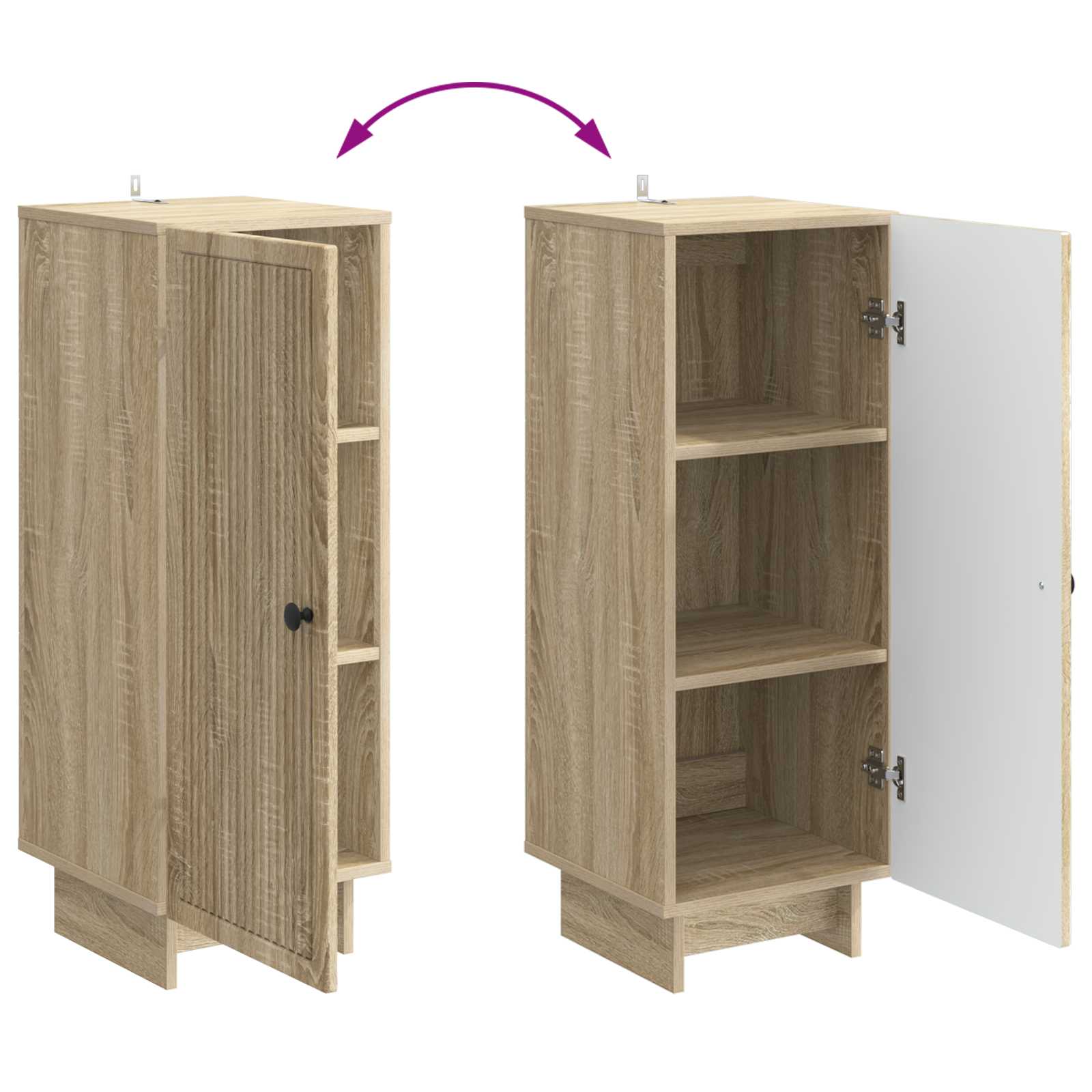 Armoire Chêne Sonoma 33 x 34,5 x 90 cm Bois d’ingénierie - XIOS